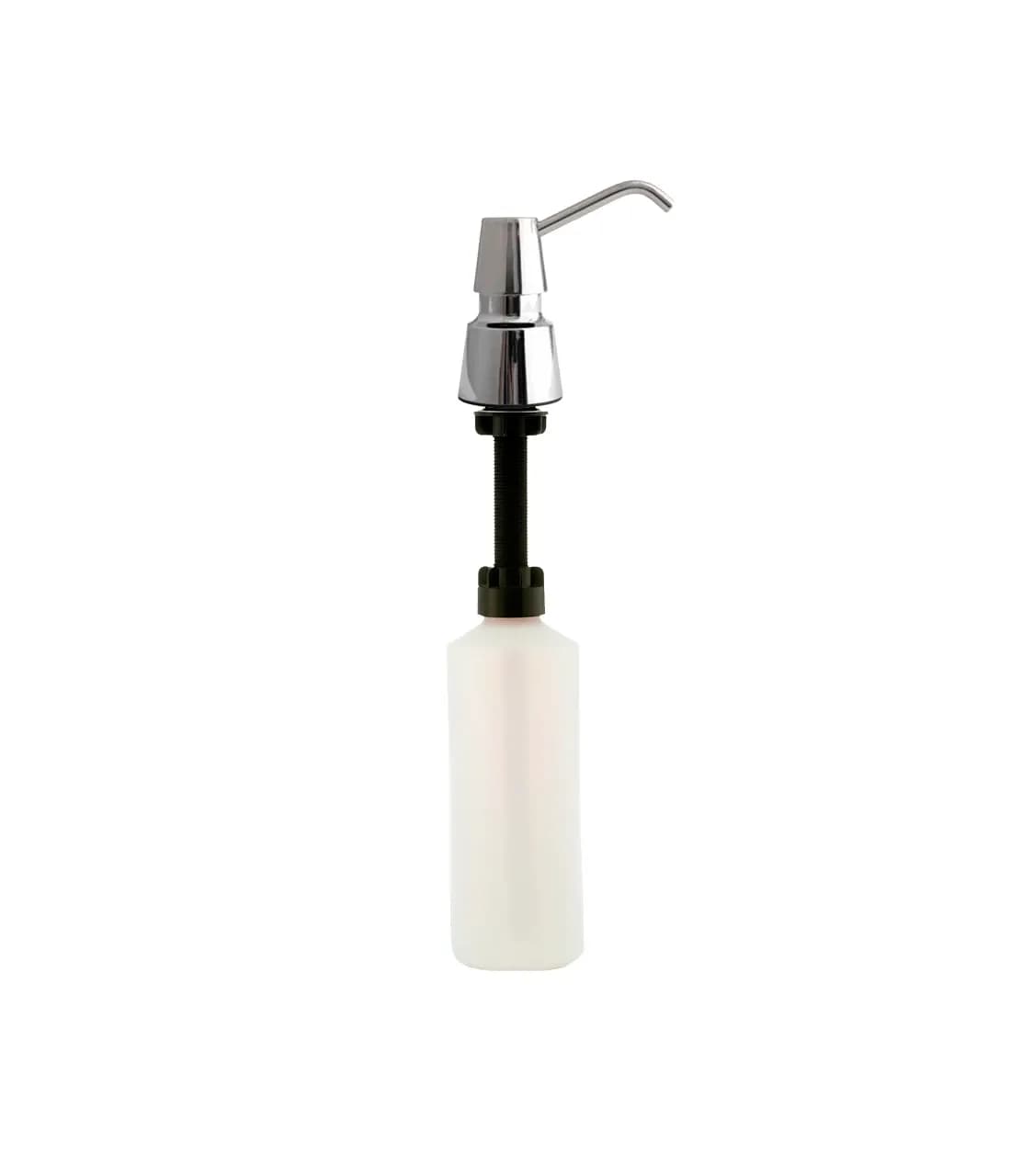 Counter-Mounted Manual Top-Fill Foam Soap Dispenser, 4" Spout, Polished, 1 Ltr. — B-823
