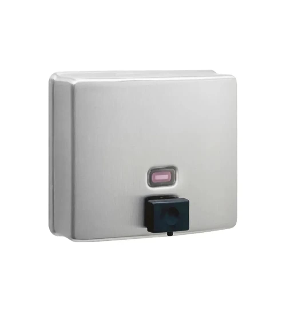 Surface-Mounted Manual Liquid Soap Dispenser, Satin Finish 1.18 Ltr.