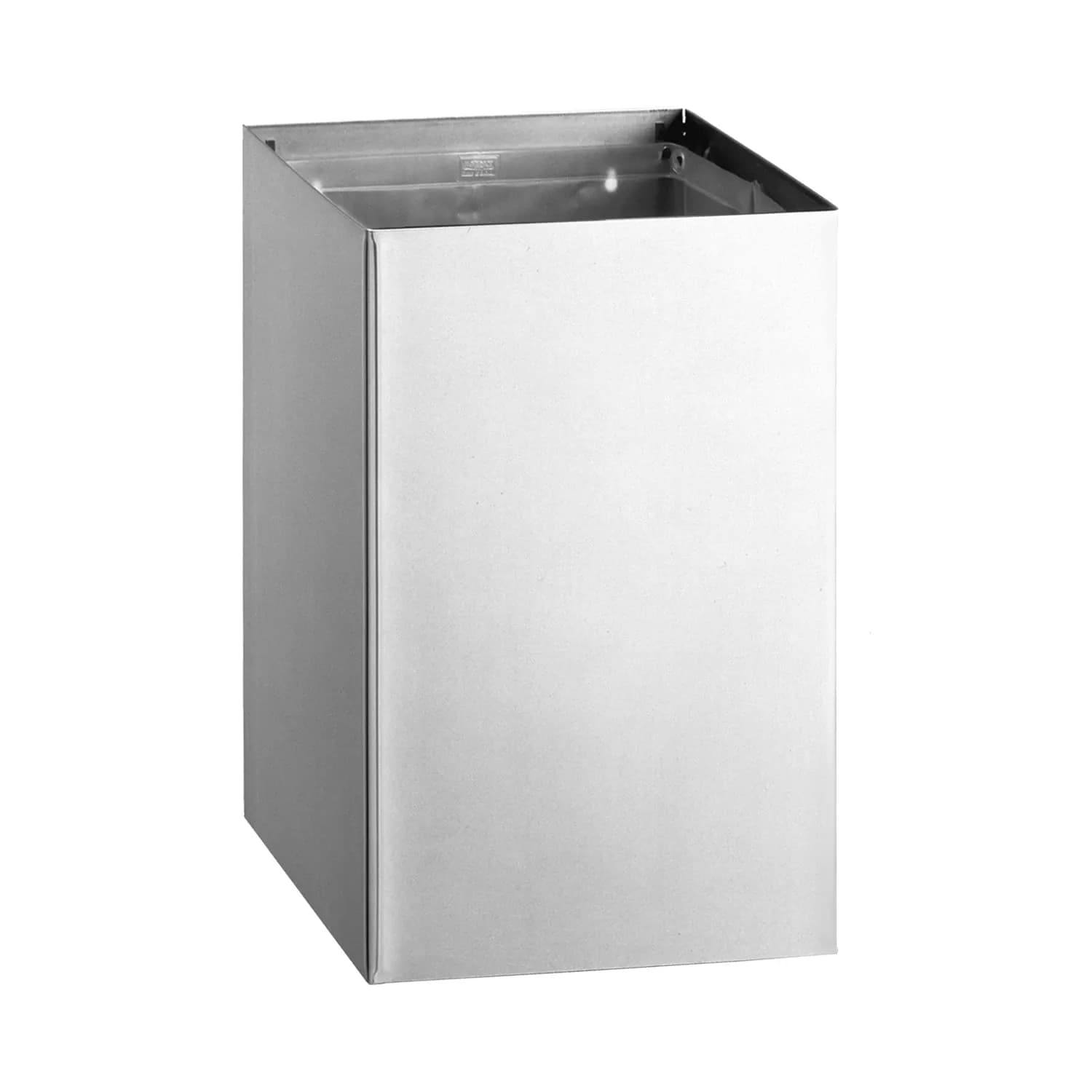 Surface-Mounted Waste Receptacle, Satin Finish, 75.7 Ltrs.