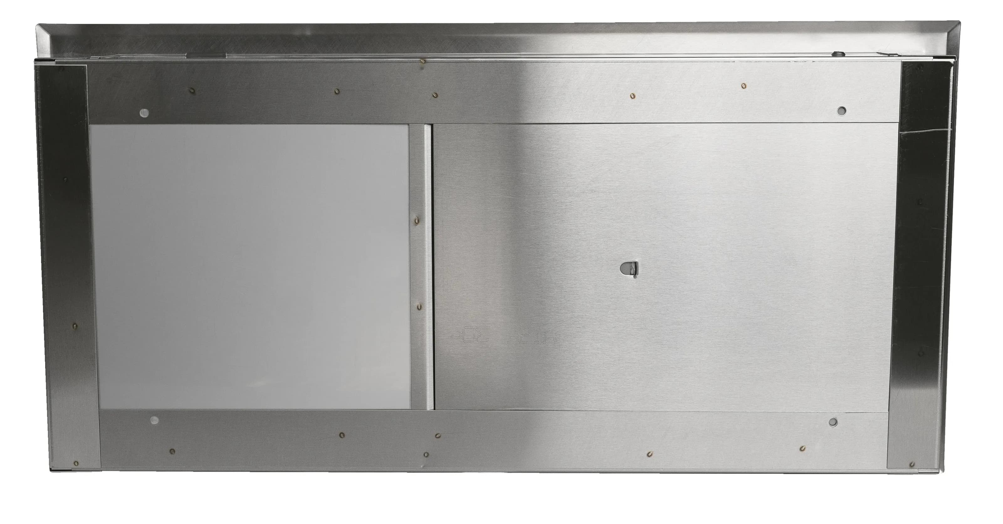 Recessed Paper Towel Dispenser and Waste Receptacle, Satin Finish, 2-Gallon Waste — B-369