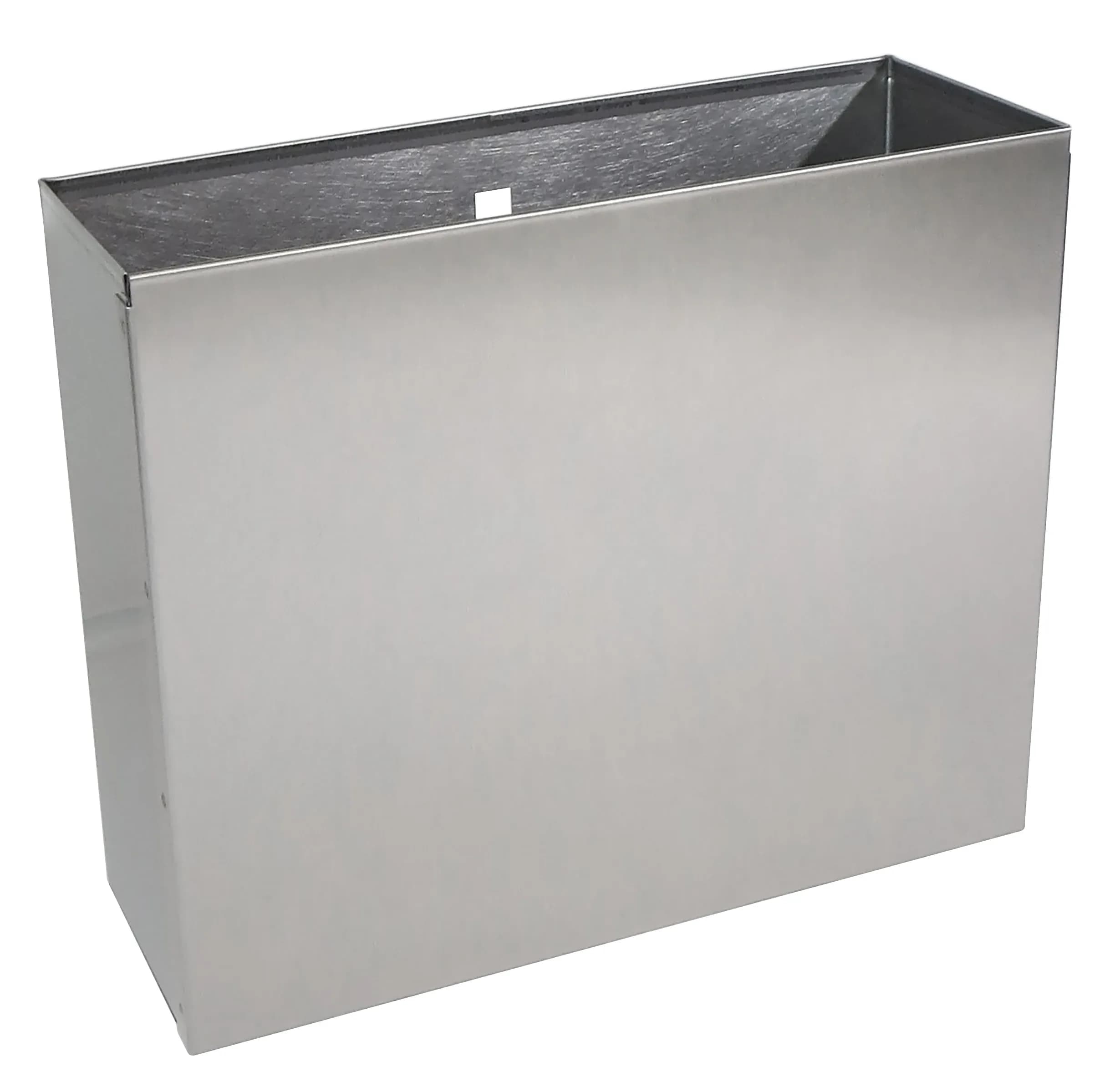 Recessed Paper Towel Dispenser and Waste Receptacle, Satin Finish, 2-Gallon Waste — B-369