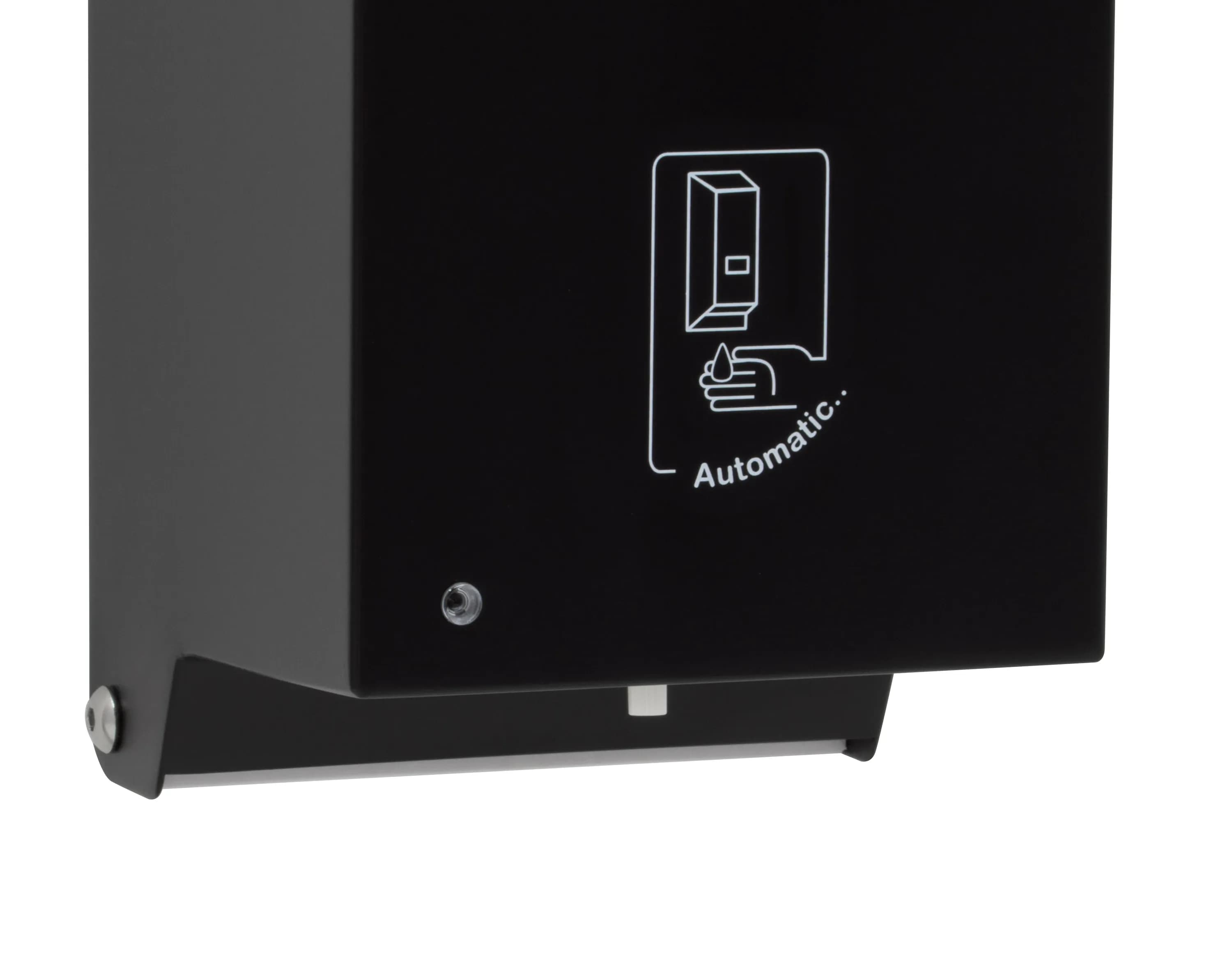 Surface-Mounted Automatic Liquid Soap Dispenser, Satin Finish, 880 ml. — B-2012-MBLK