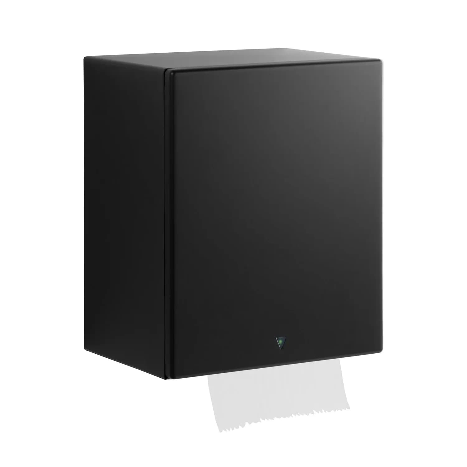 Surface-Mounted Automatic Roll Paper Towel Dispenser, Matte Black