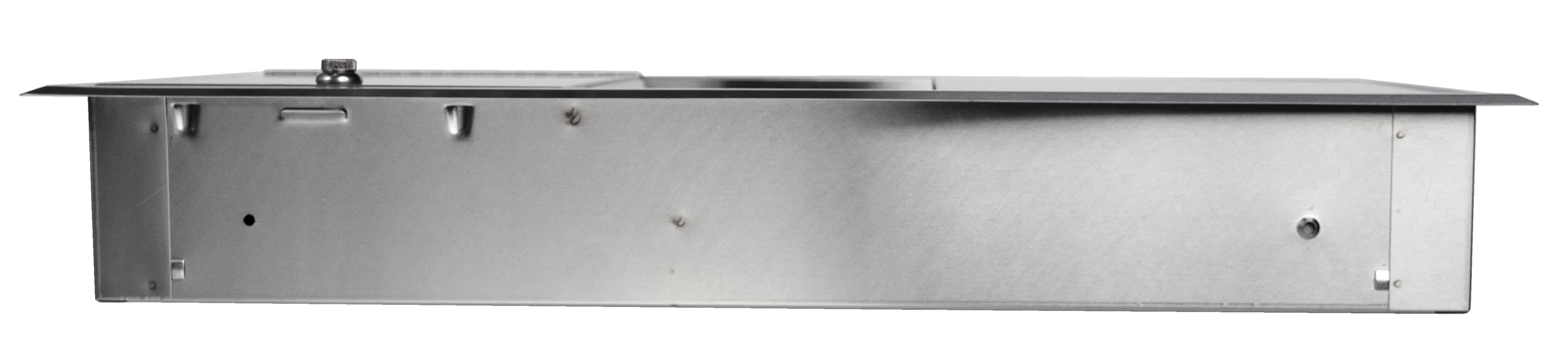 Recessed Paper Towel Dispenser and Waste Receptacle, Satin Finish, 2-Gallon Waste — B-369