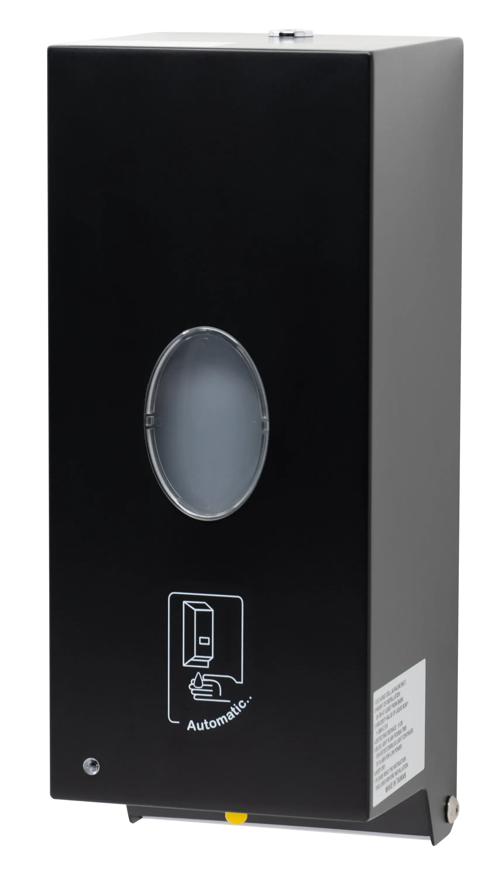 Surface-Mounted Automatic Liquid Soap Dispenser, Satin Finish, 880 ml. — B-2012-MBLK