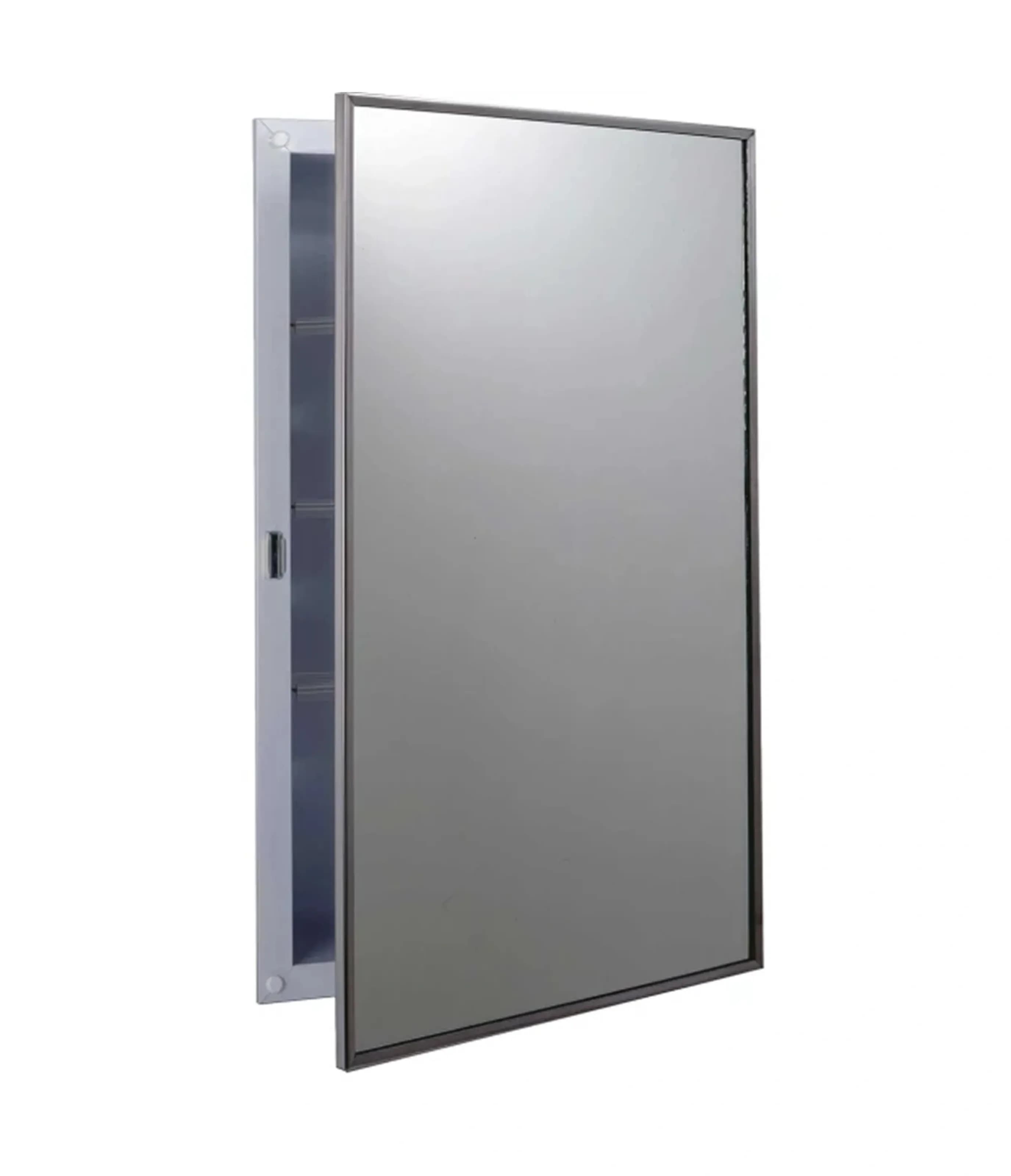 Recessed Medicine Cabinet, White Enamel