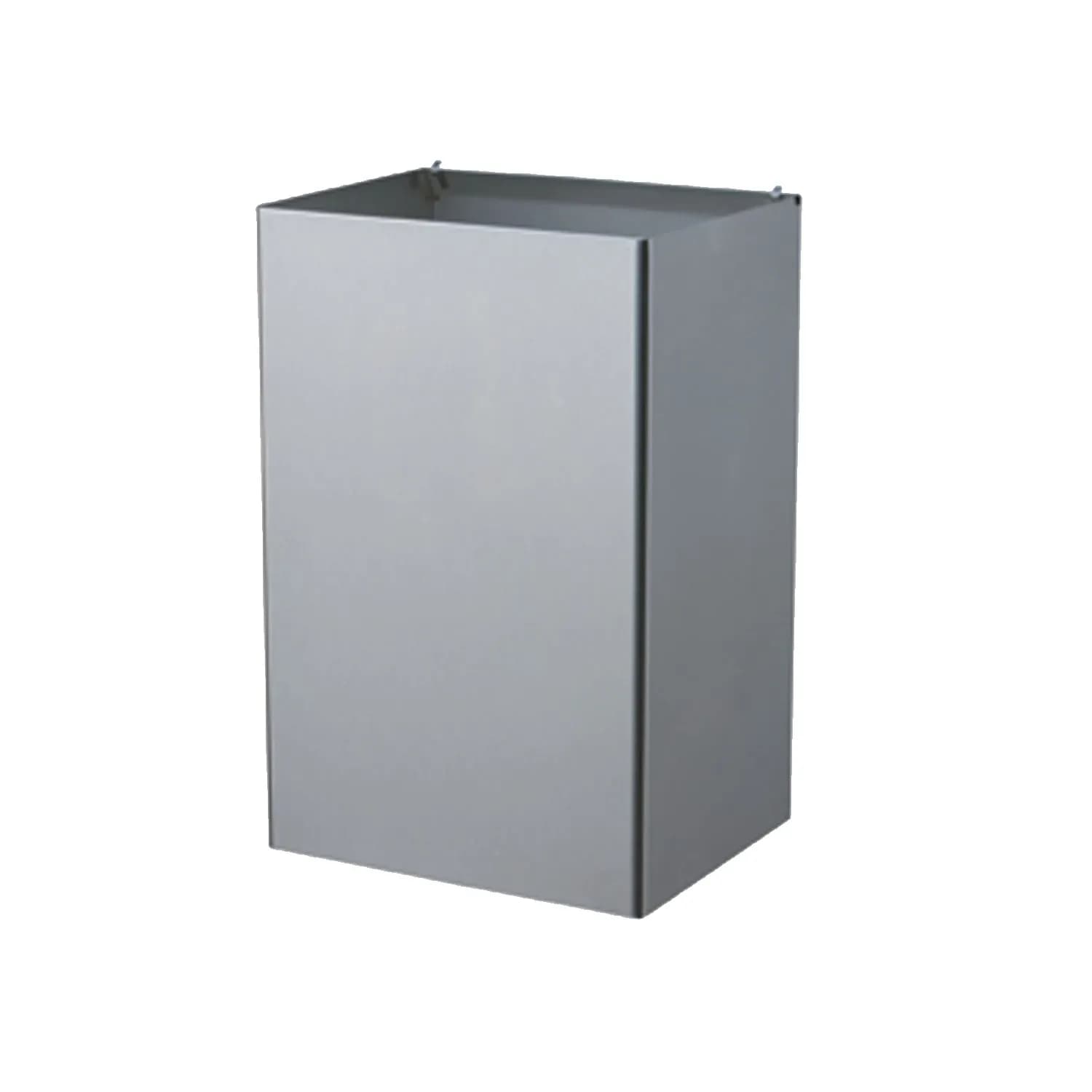 Convertible Waste Receptacle, Satin Finish, 18-Gallon