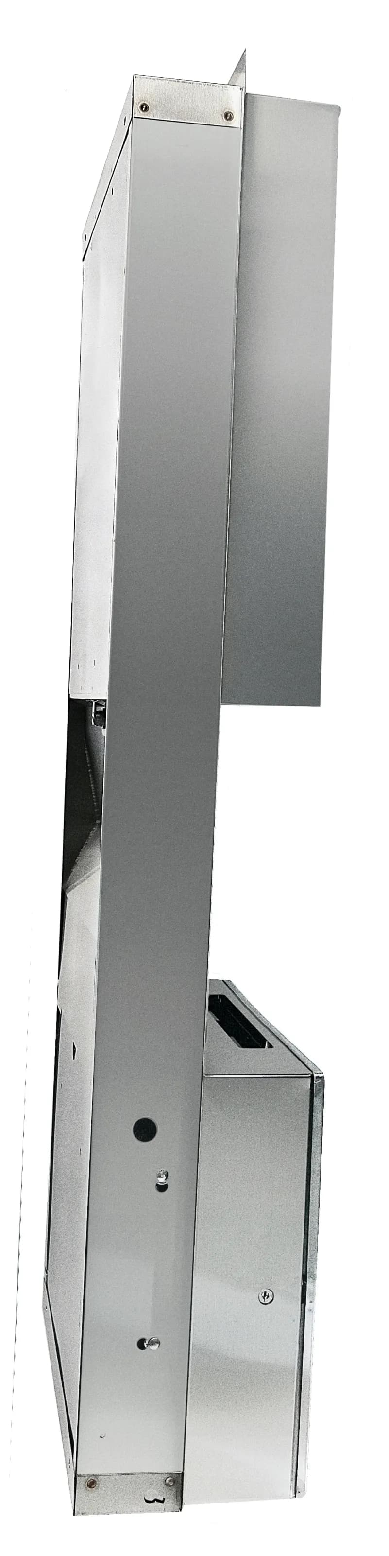 Recessed Convertible Auto Roll Towel Dispenser / Waste Receptacle, Satin Finish, 12-Gallon — B-3974