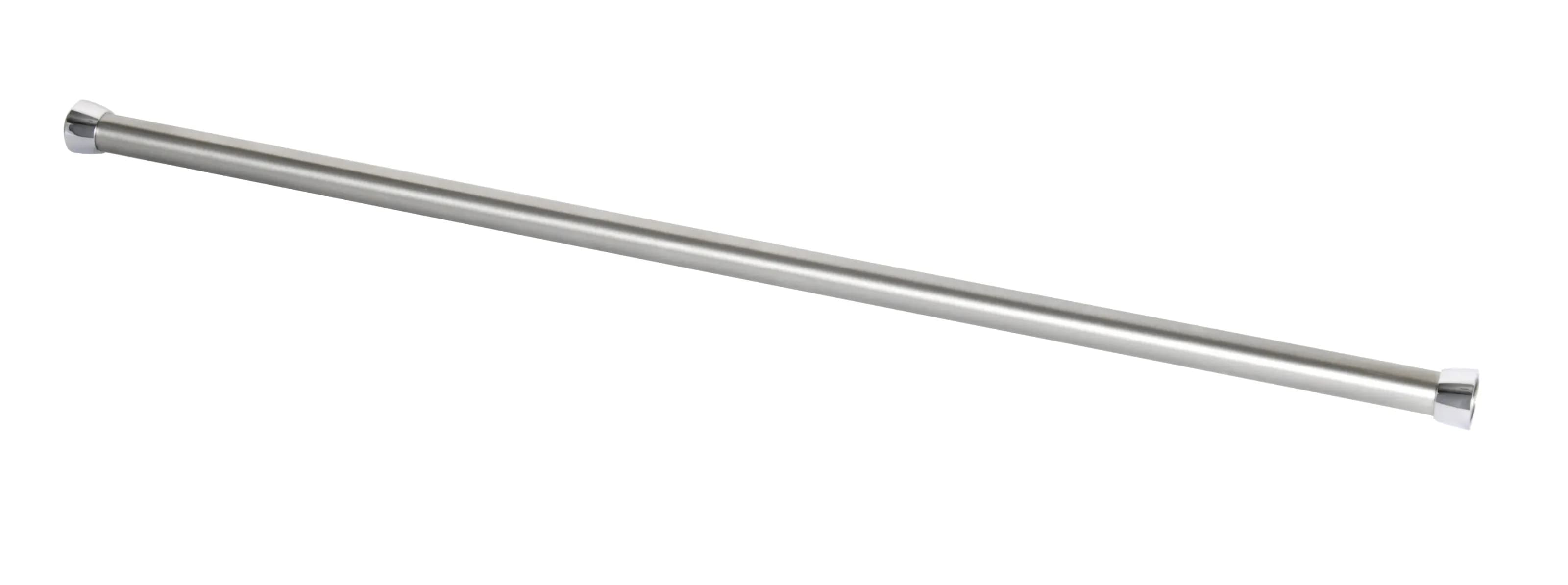 Shower Curtain Rod with Concealed Mounting, Satin Finish