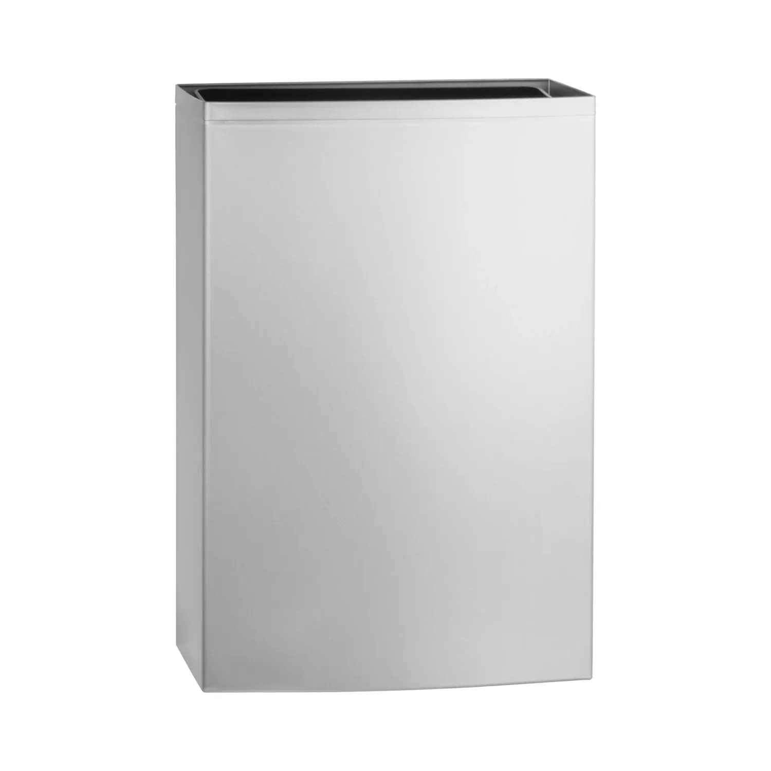 Surface-Mounted Waste Receptacle with LinerMate, Satin Finish, 48.2 Ltrs.