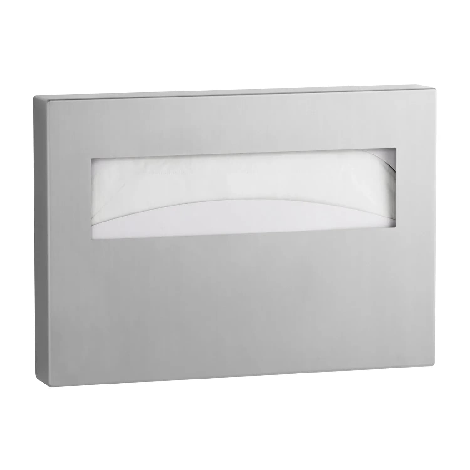 Surface-Mounted Seat-Cover Dispenser, Satin Finish