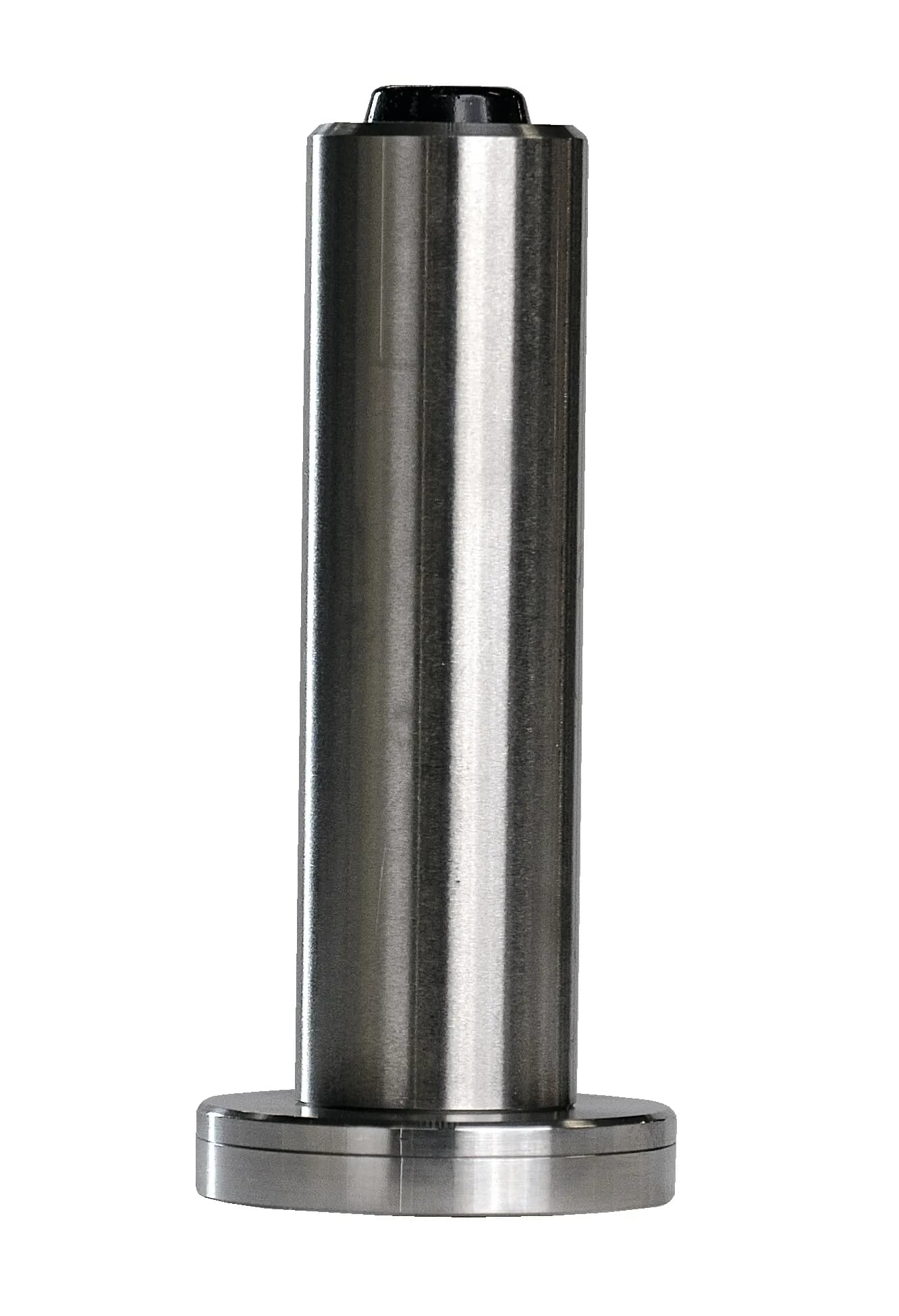 Surface-Mounted Coat Hook with Bumper, Satin Finish Steel — B-9541
