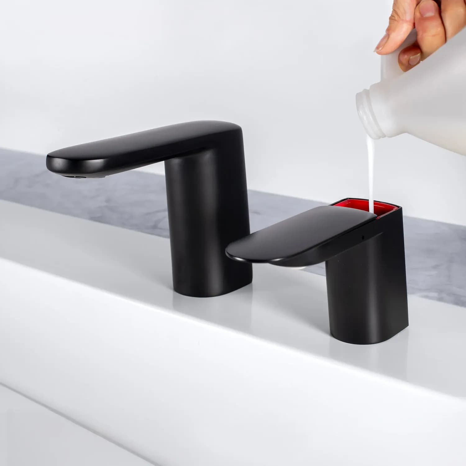 Counter-Mounted Automatic Fino Collection Top-Fill Soap Dispenser & Faucet — B-962-or-B-952-B-9952