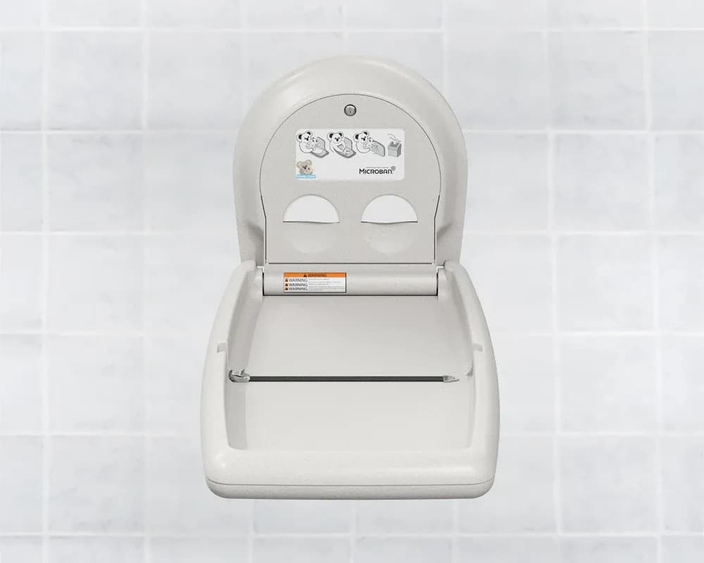 Vertical Surface-Mounted, Baby Changing Station — KB301-05