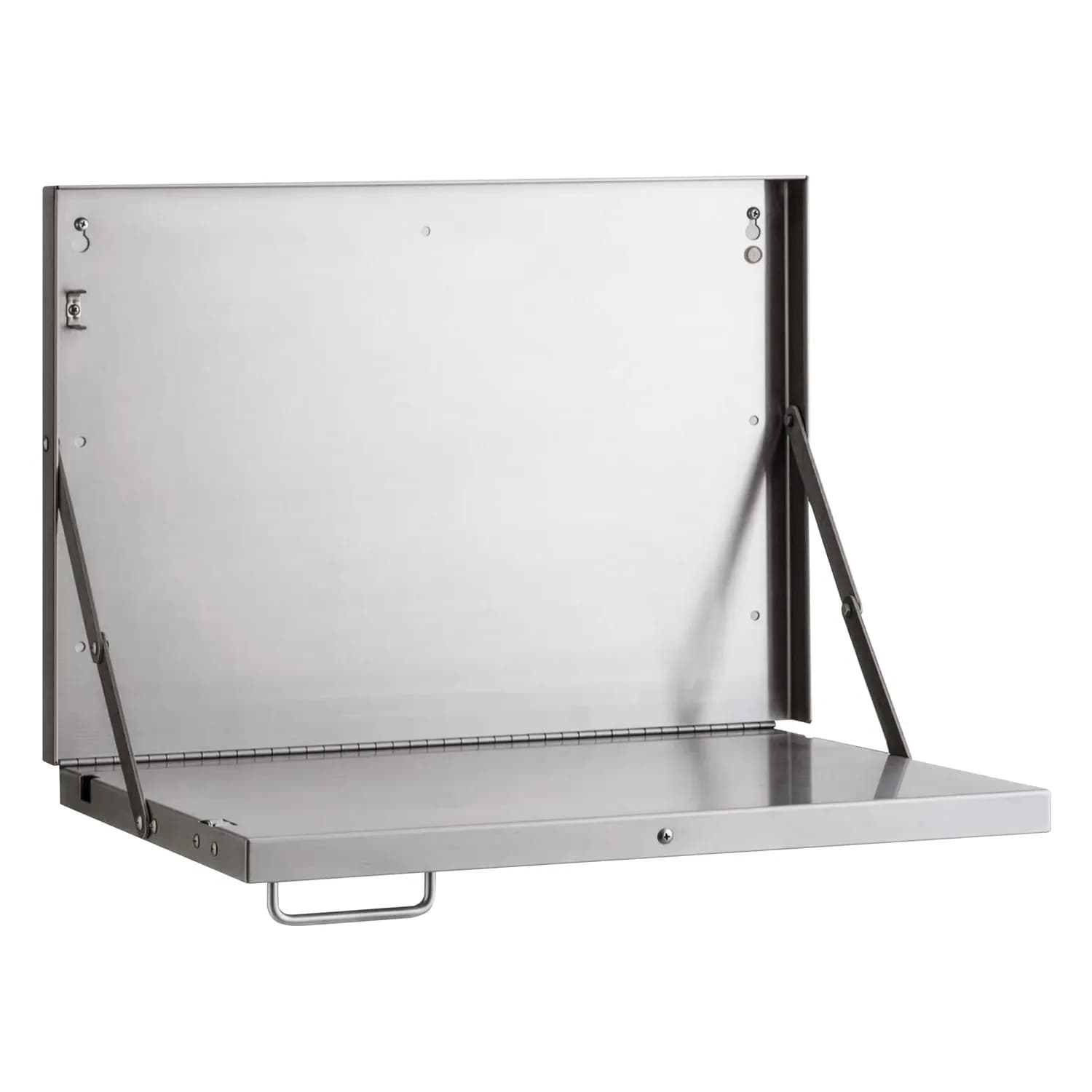 Surface-Mounted Charting Station / Shelf, Satin Finish