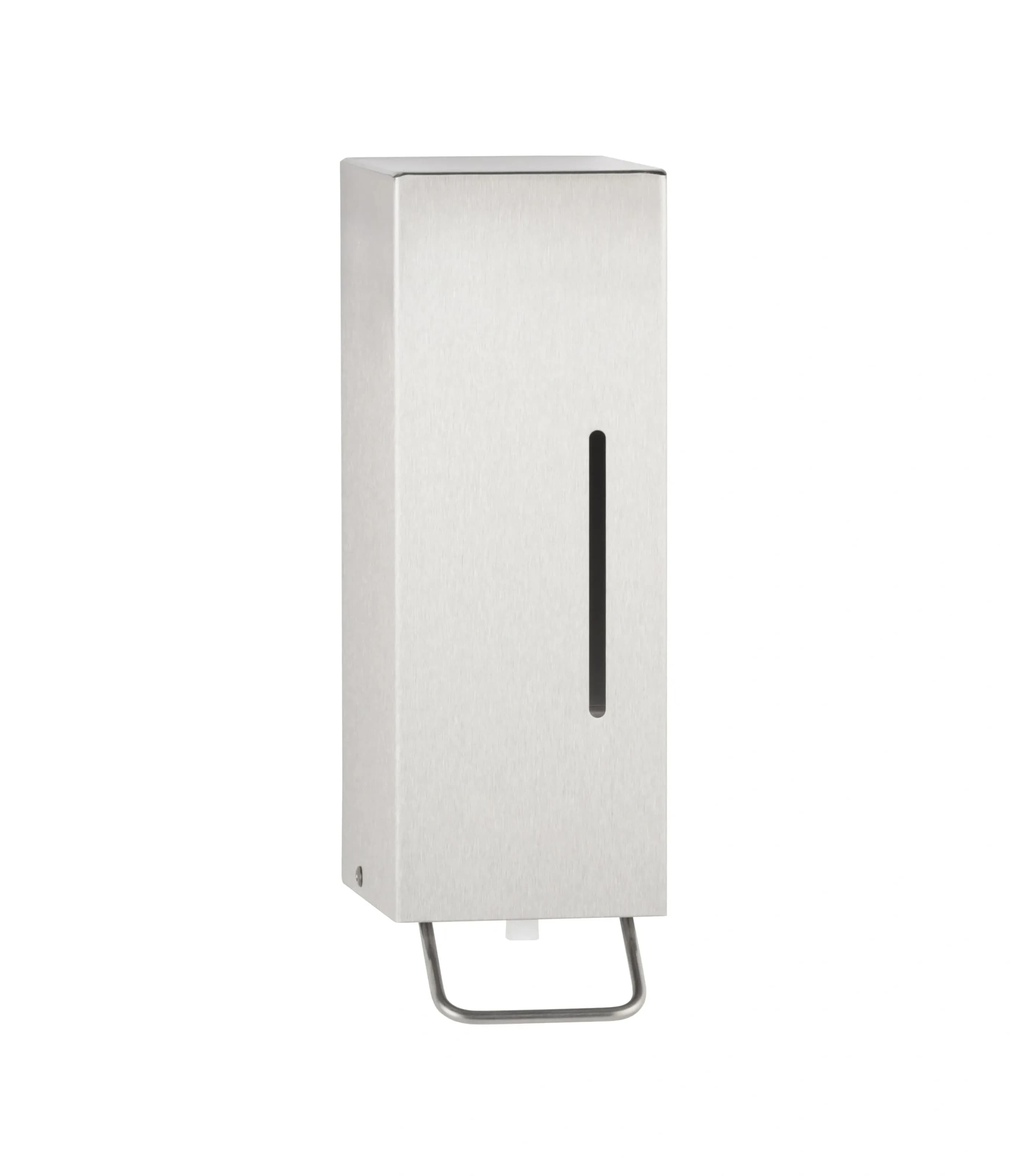 Surface-Mounted Manual Liquid Soap Dispenser, Satin Finish, 500 ml.