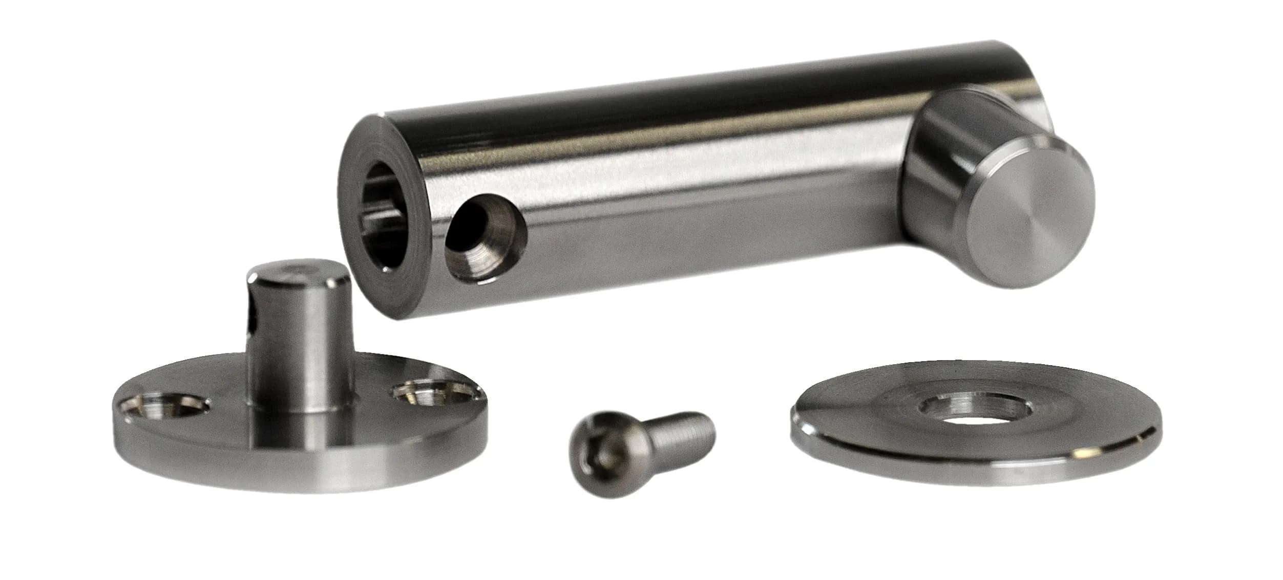 Surface-Mounted Coat Hook with Bumper, Satin Finish Steel — B-9541