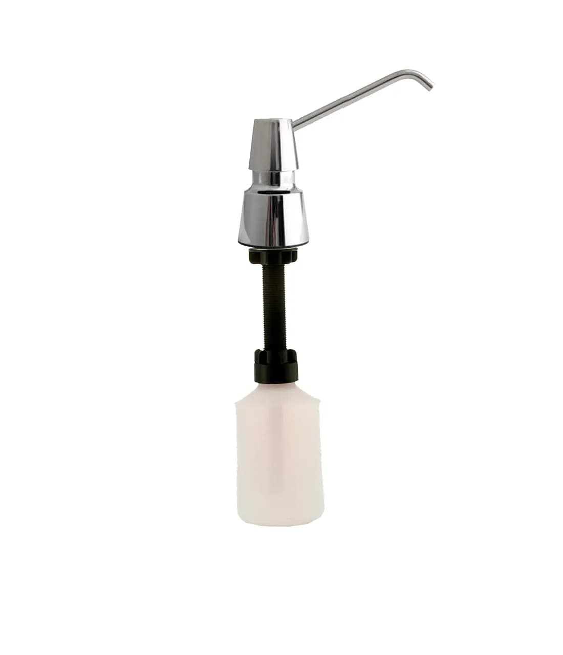 Counter-Mounted Manual Top-Fill Foam Soap Dispenser, 6" Spout, Polished, 600 ml. — B-82316