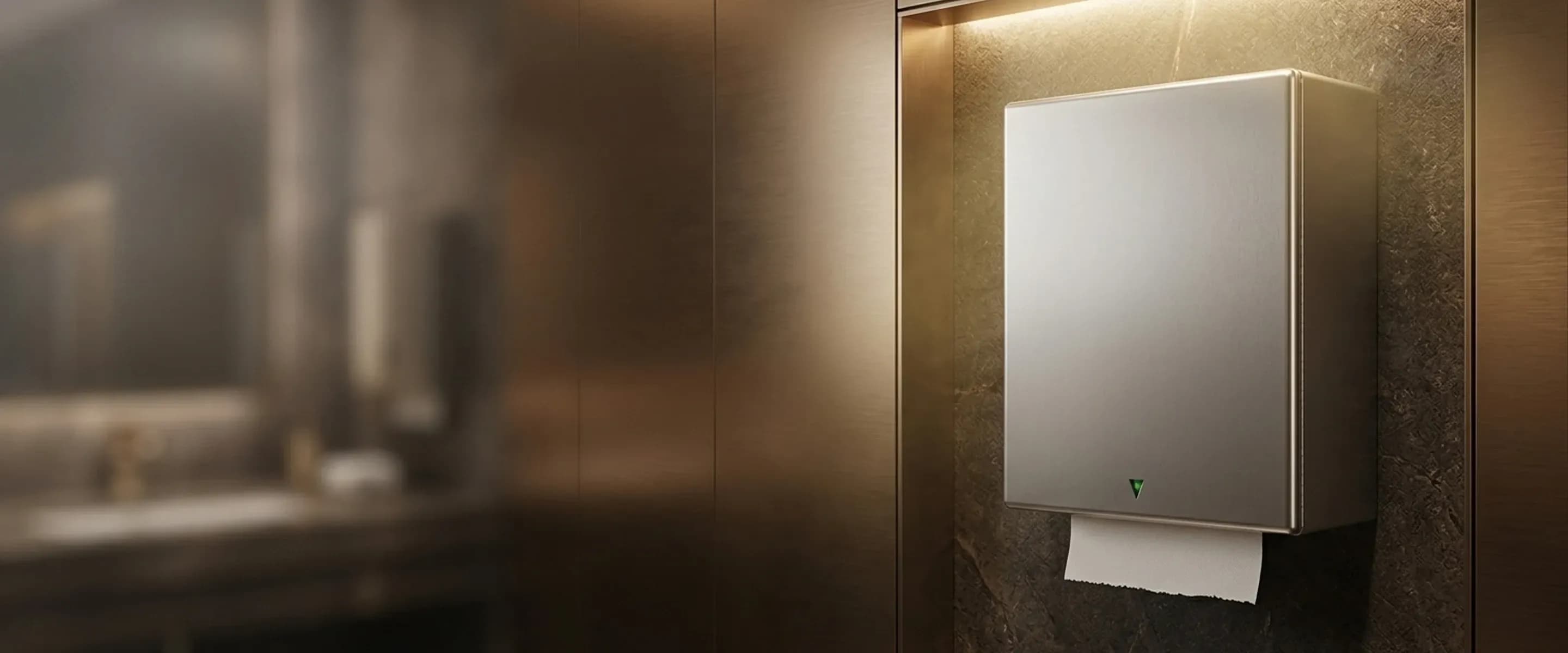 Universal Roll Towel Dispensers, Reduce Towel Use up to 30%