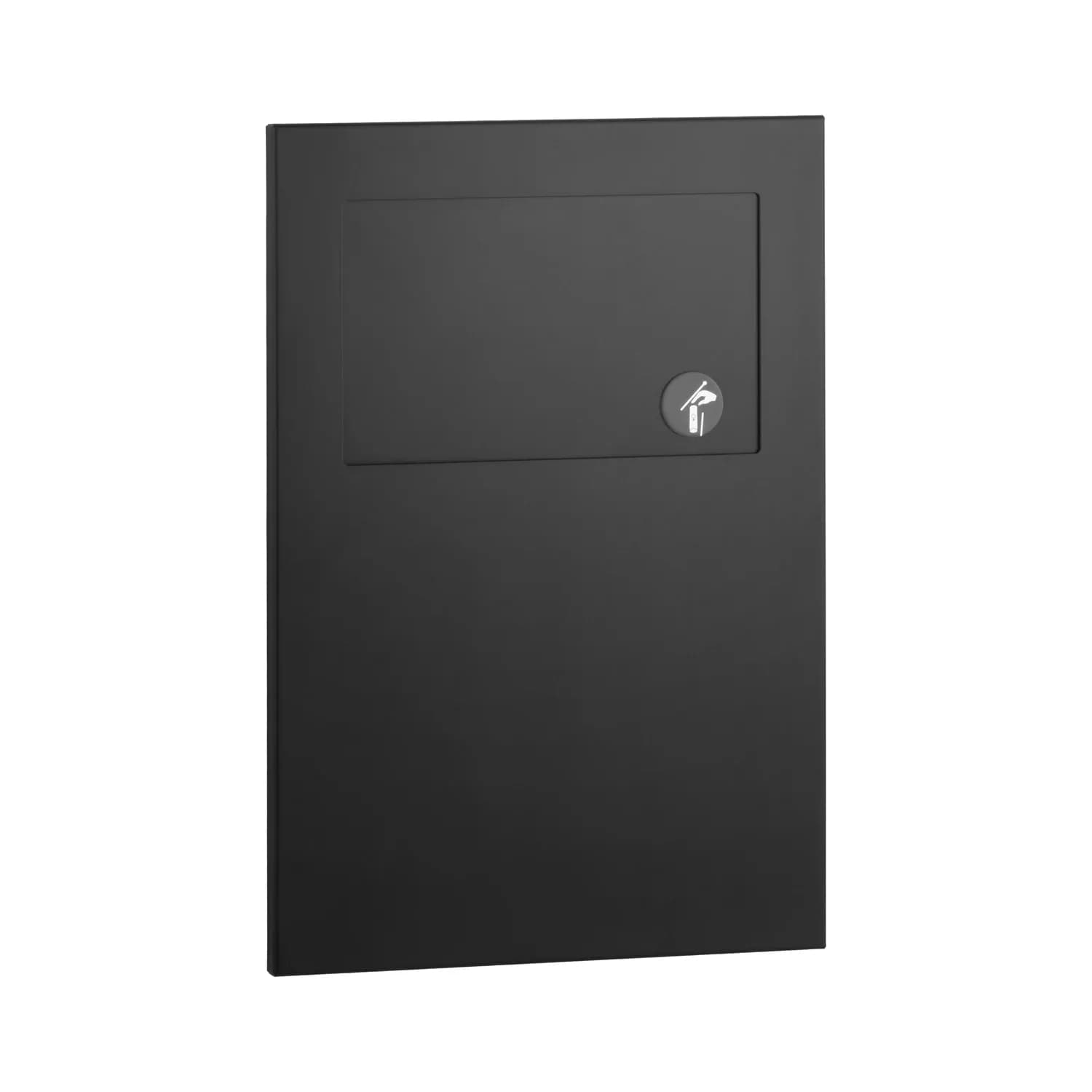 Recessed Sanitary Napkin Disposal, Satin Finish, 5 Ltrs. — B-35303-MBLK