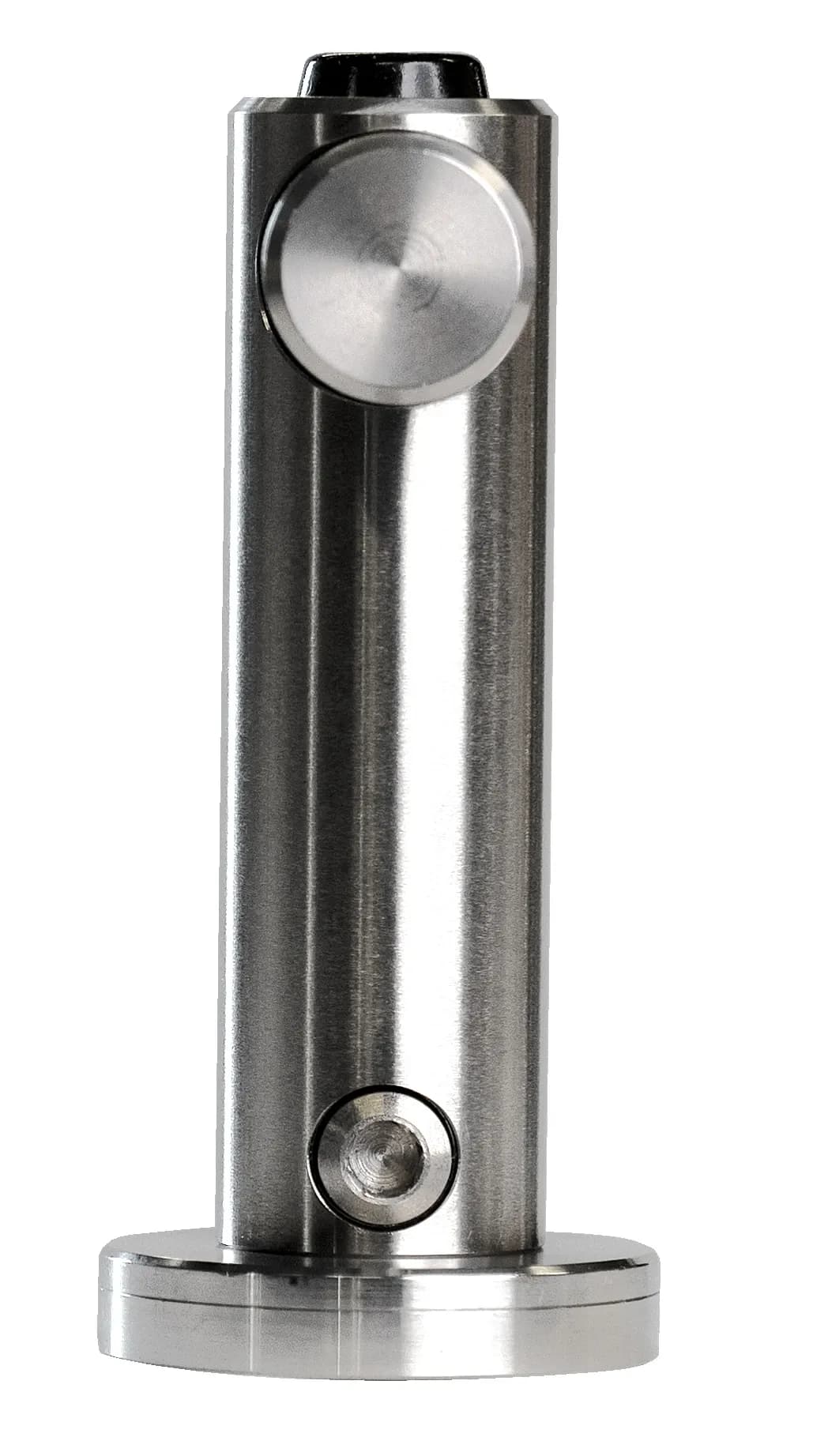 Surface-Mounted Coat Hook with Bumper, Satin Finish Steel — B-9541