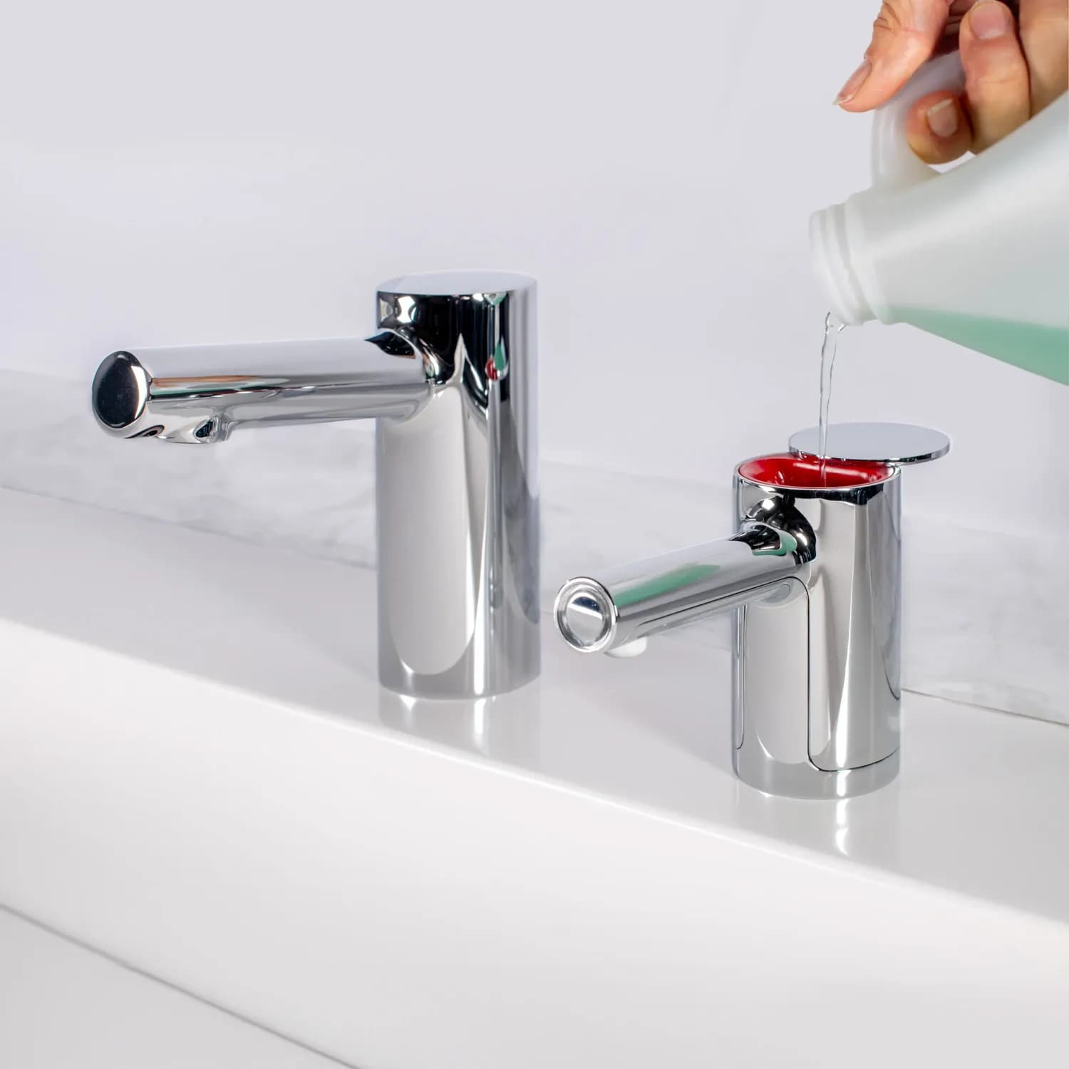 Counter-Mounted Automatic Fino Collection Top-Fill Foam Soap Dispenser — B-908