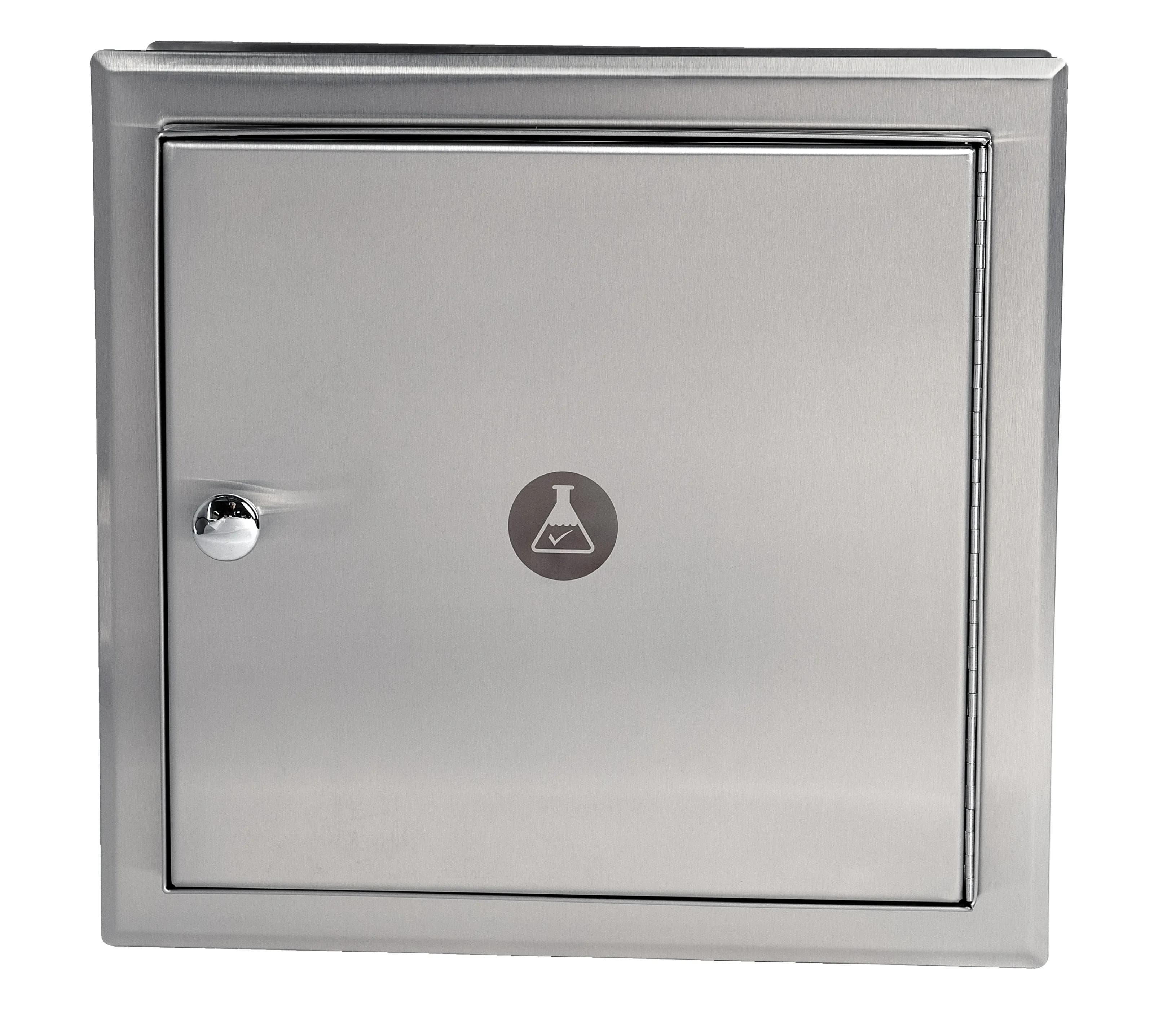Recessed Specimen Pass-Through Cabinet, Satin Finish
