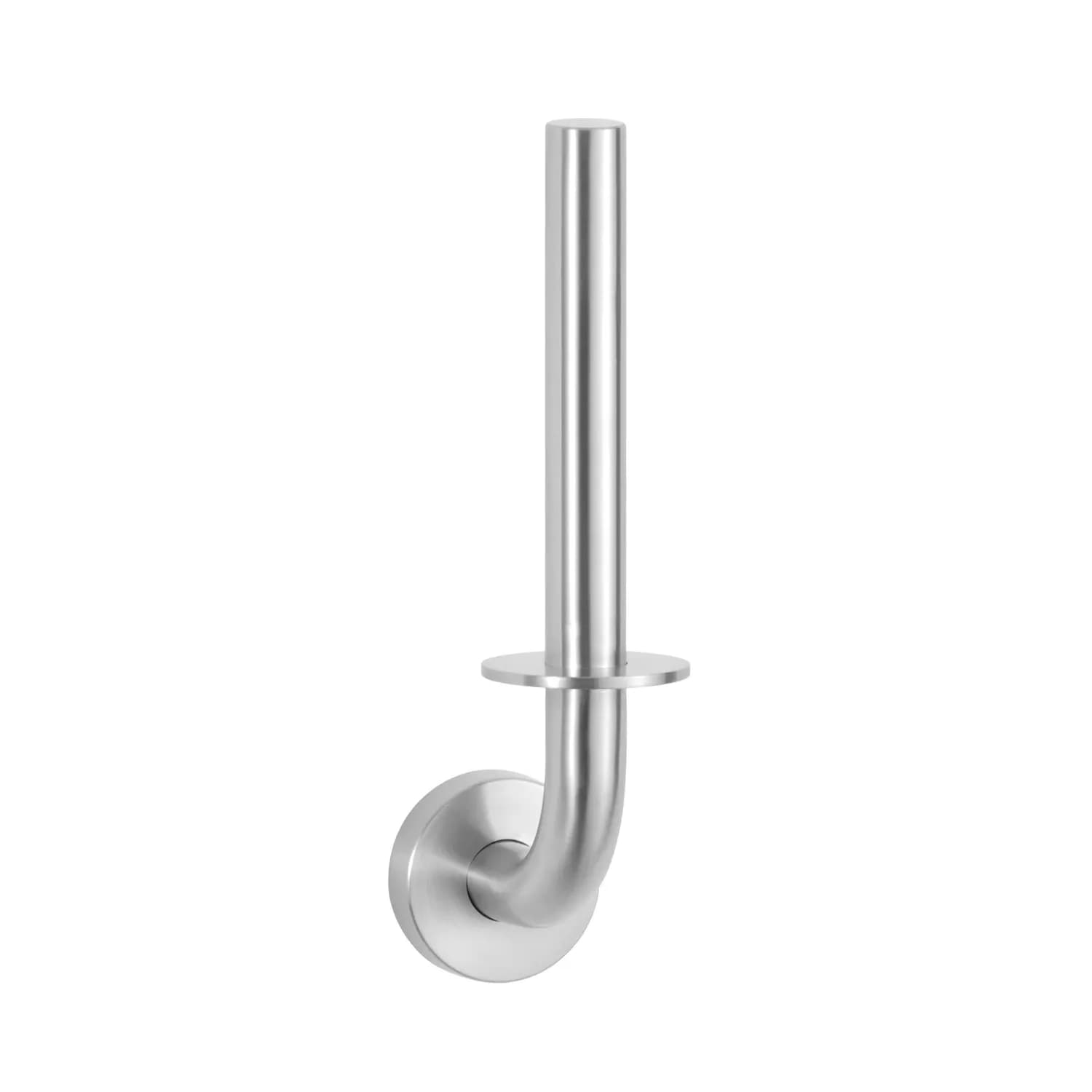 Surface-Mounted Spare Toilet Tissue Holder, Cubicle Collection, Satin Finish, One Roll — B-541