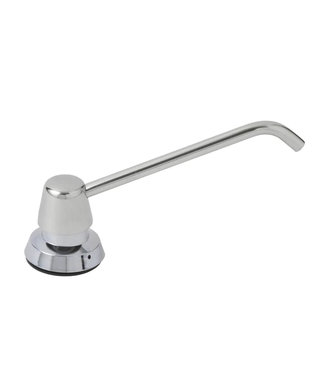 Counter-Mounted Manual Top-Fill Liquid Soap Dispenser, 6" Spout, Polished, 600 ml.
