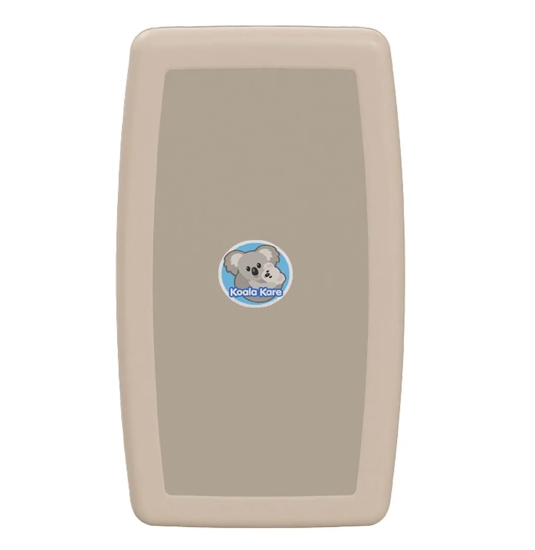 Vertical Surface-Mounted, Baby Changing Station, Beige