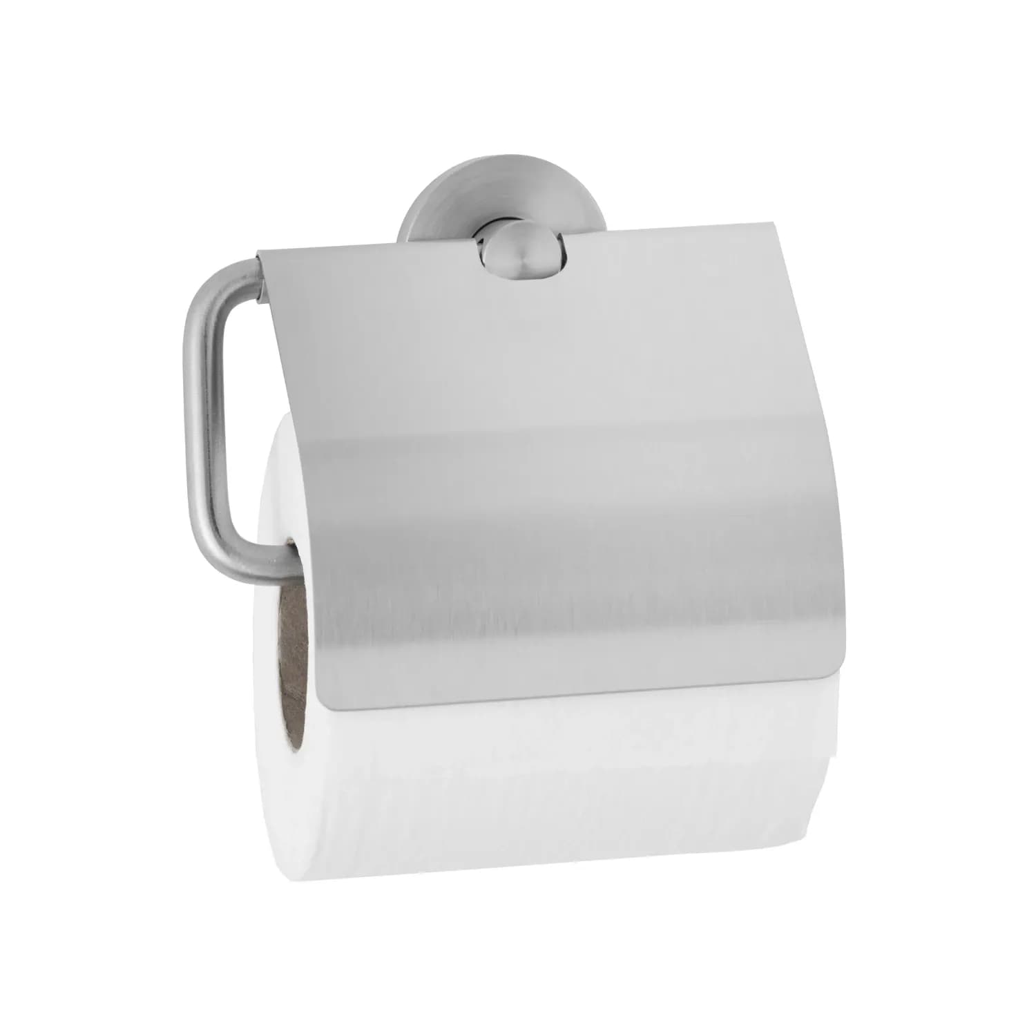 Surface-Mounted Toilet Tissue Dispenser w/ Hood, Cubicle Collection, Satin Finish, 1 Roll