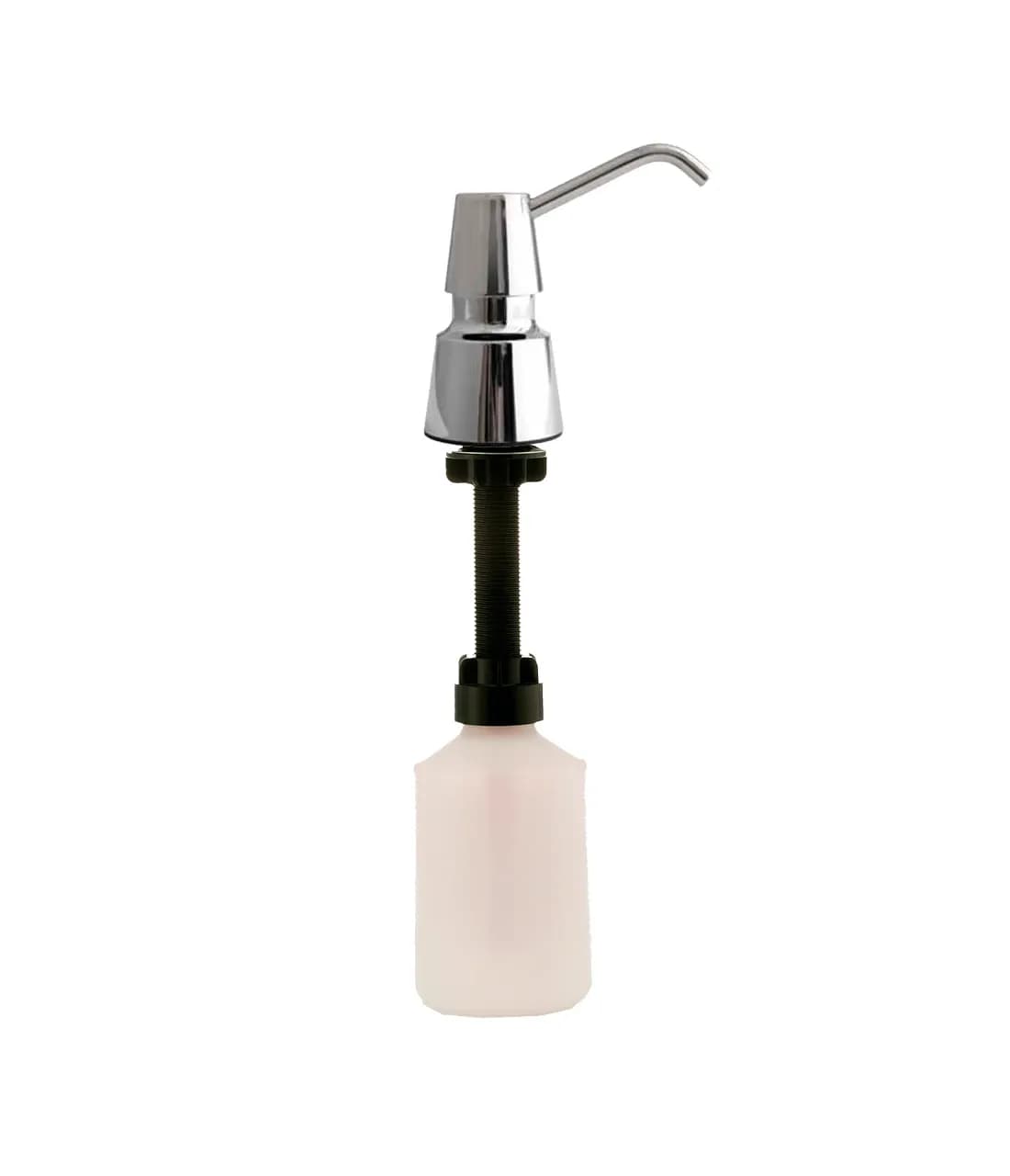 Counter-Mounted Manual Top-Fill Foam Soap Dispenser, 4" Spout, Polished, 600 ml. — B-8231