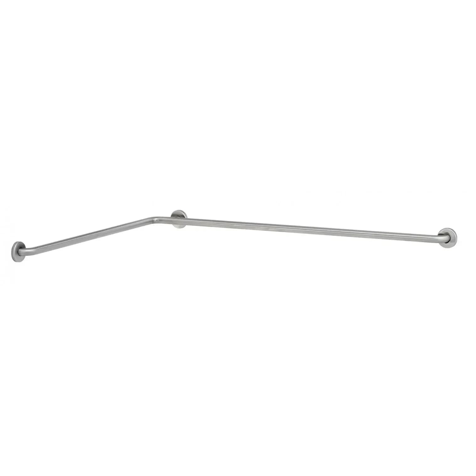 Two-Wall Grab Bar, 1-1/4" Diameter, Satin Finish, 36" x 54"
