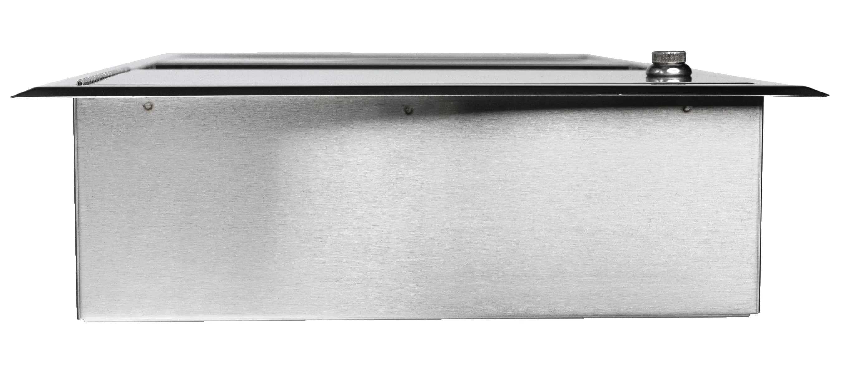 Recessed Paper Towel Dispenser and Waste Receptacle, Satin Finish, 2-Gallon Waste — B-369