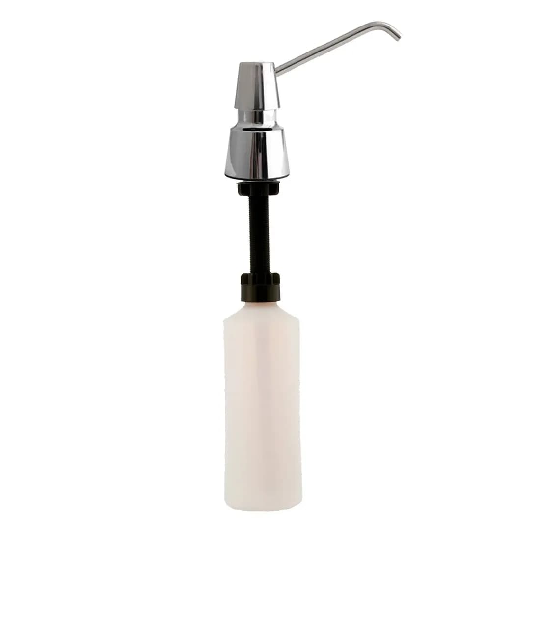 Counter-Mounted Manual Top-Fill Foam Soap Dispenser, 6" Spout, Polished, 1 Ltr. — B-8236