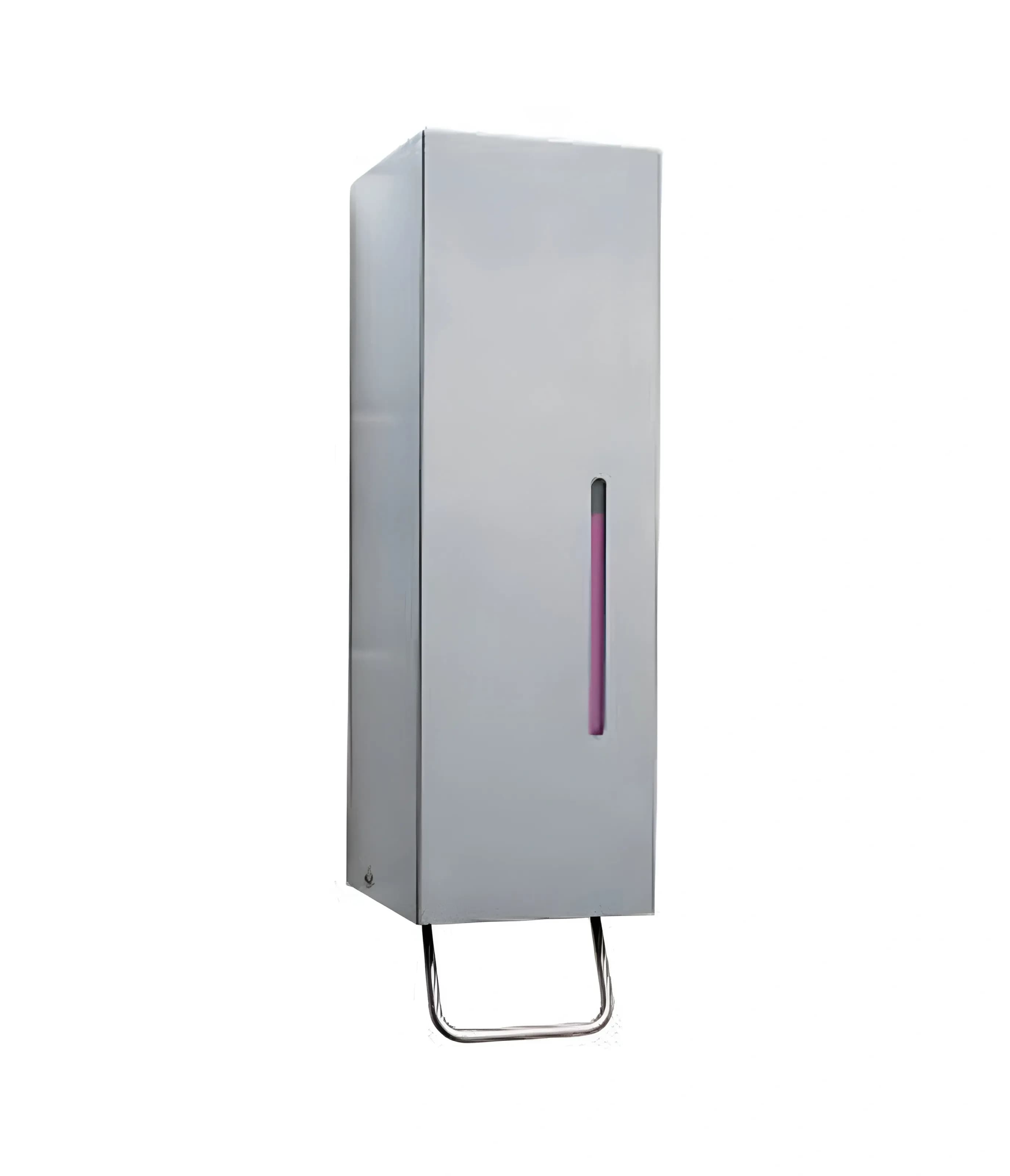 Surface-Mounted Manual Liquid Soap Dispenser, Satin Finish, 1 Ltr.