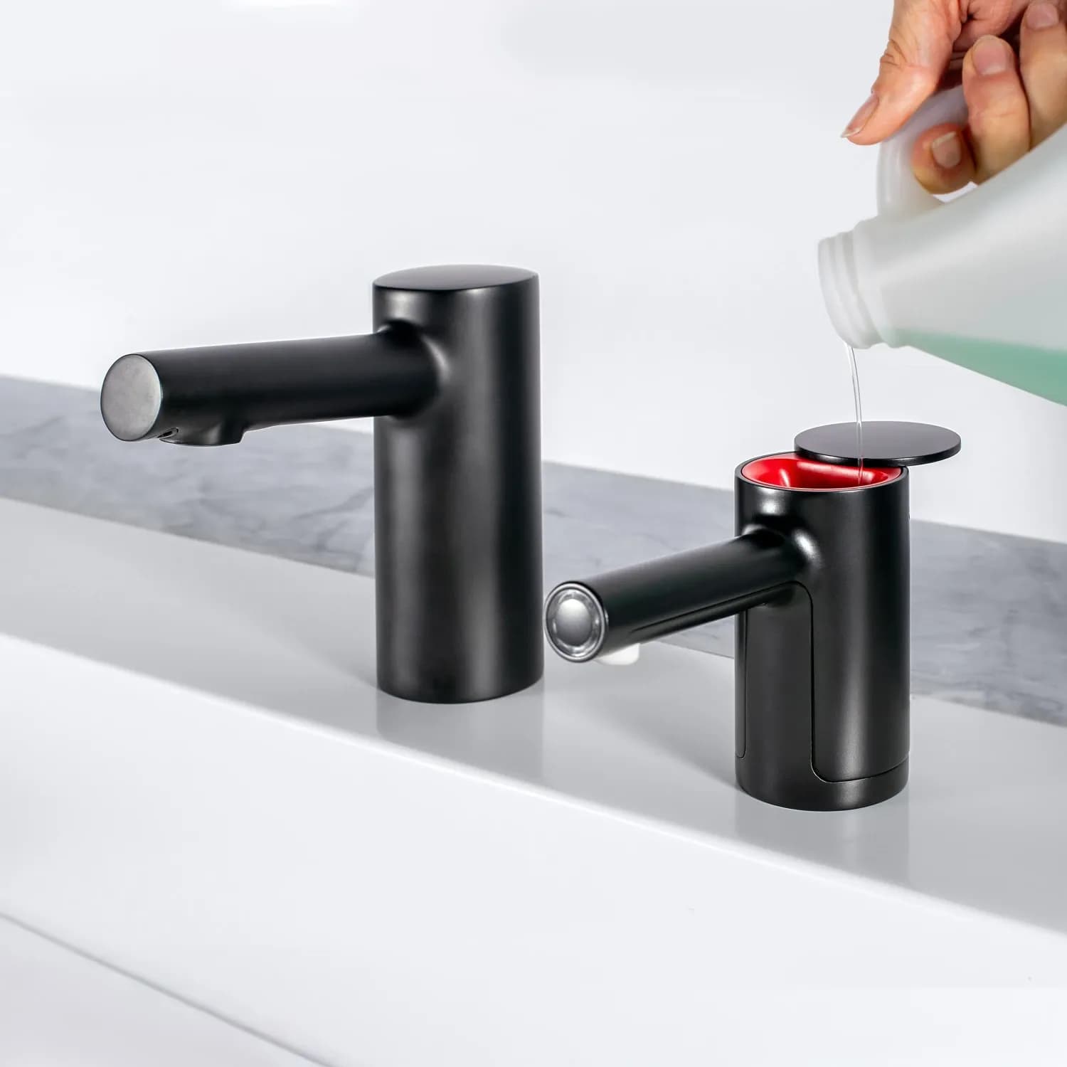 Counter-Mounted Automatic Fino Collection Top-Fill Foam Soap Dispenser — B-902