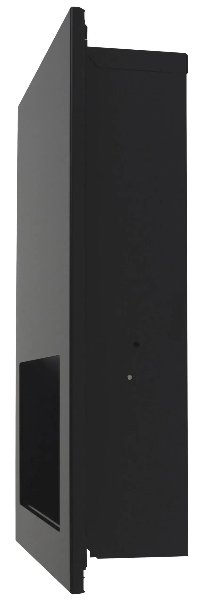 Recessed Paper Towel Dispenser, Friction-Catch, Satin Finish, 400 Multifold Towels — B-35903-MBLK