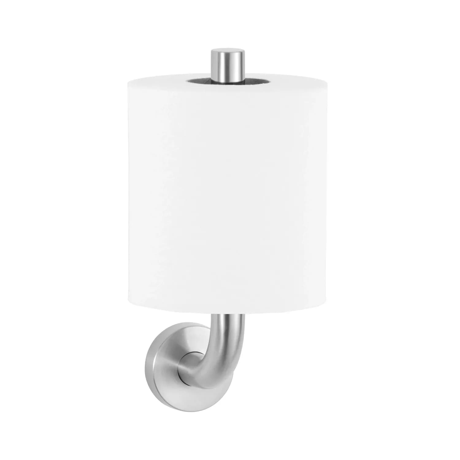 Surface-Mounted Spare Toilet Tissue Holder, Cubicle Collection, Satin Finish, One Roll
