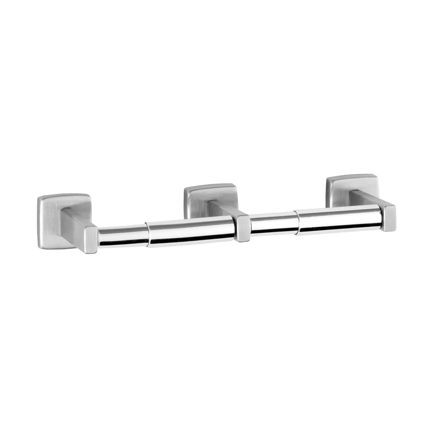 Surface-Mounted Toilet Tissue Dispenser, Bright Polished, Two Rolls — B-686