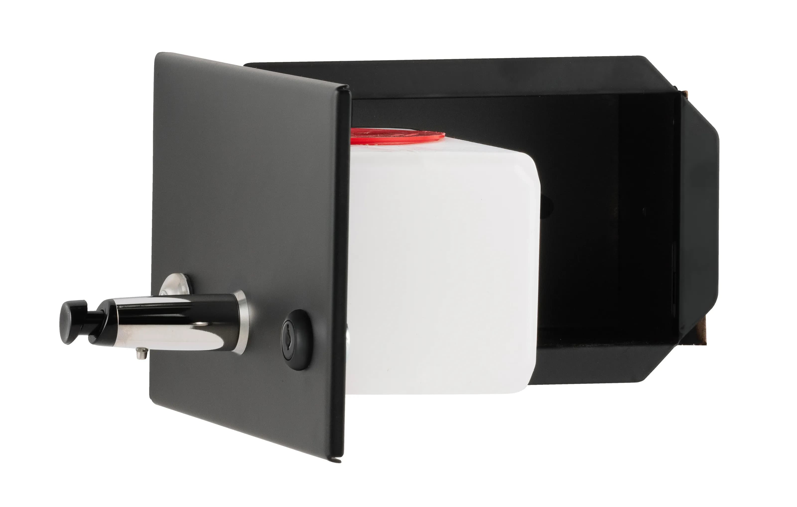 Recessed Manual Liquid Soap Dispenser, Satin Finish, 1.33 Ltr. — B-306-MBLK