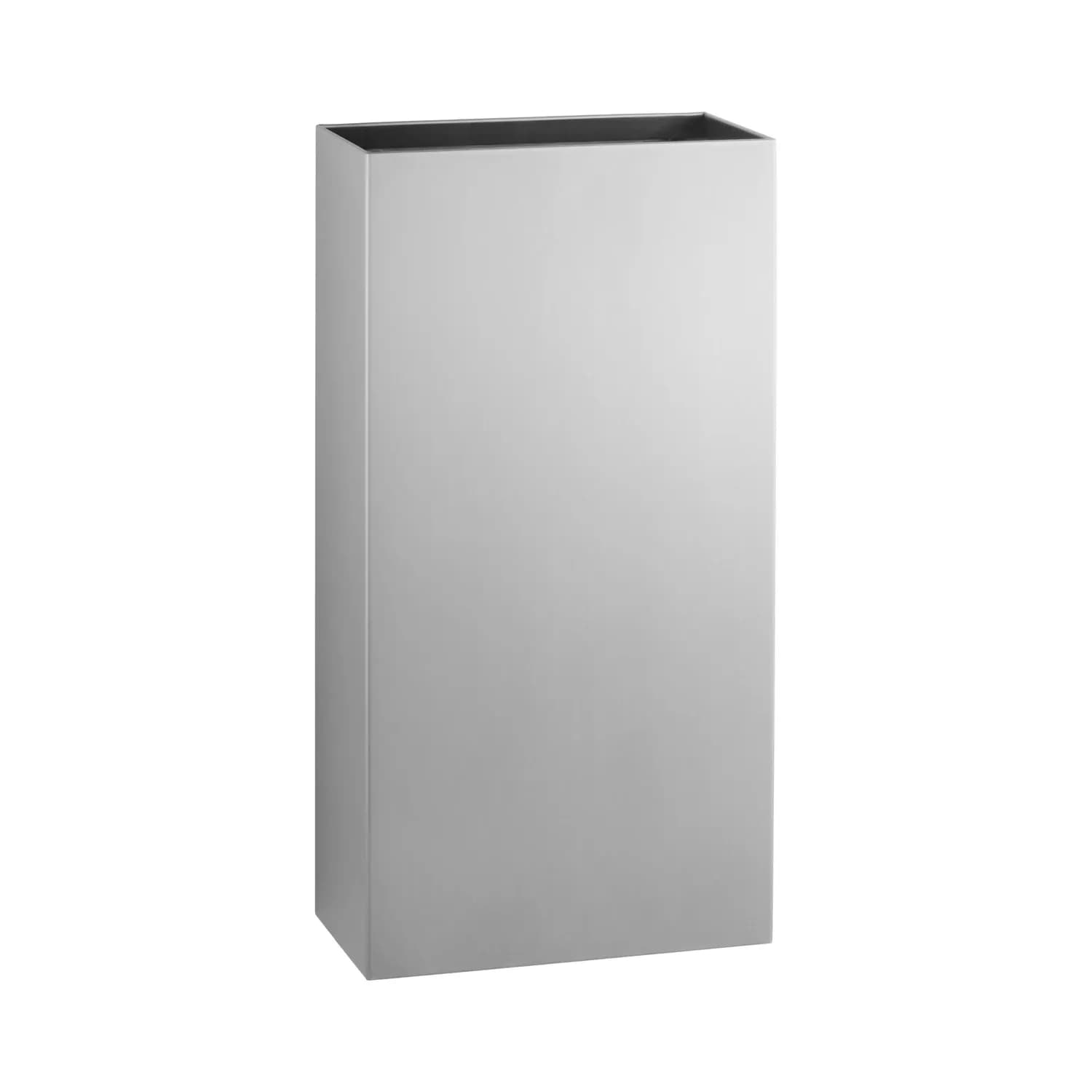 Surface-Mounted Waste Receptacle, Fino Collection, Satin Finish, 22.7 Ltrs.