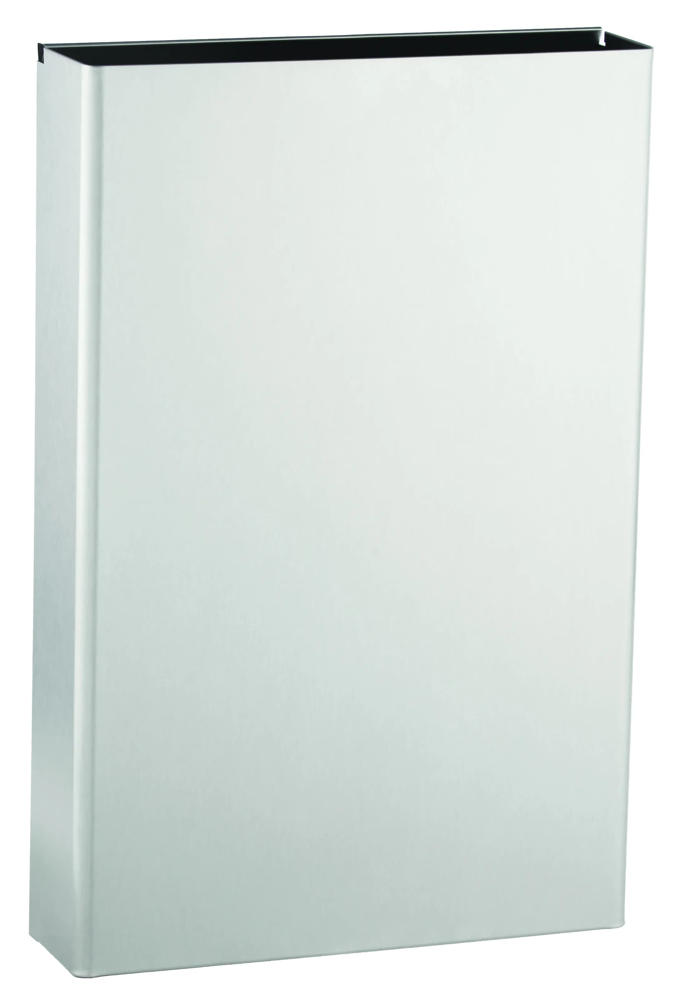 Convertible Waste Receptacle, Satin Finish, 6-Gallon — 366-60