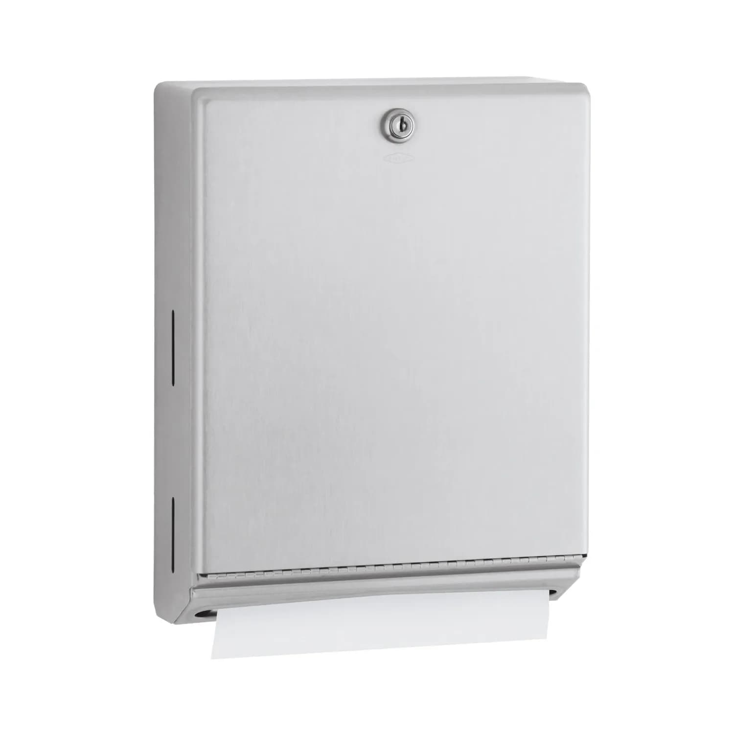 Surface-Mounted Paper Towel Dispenser, Satin Finish, 525 Multifold Towels