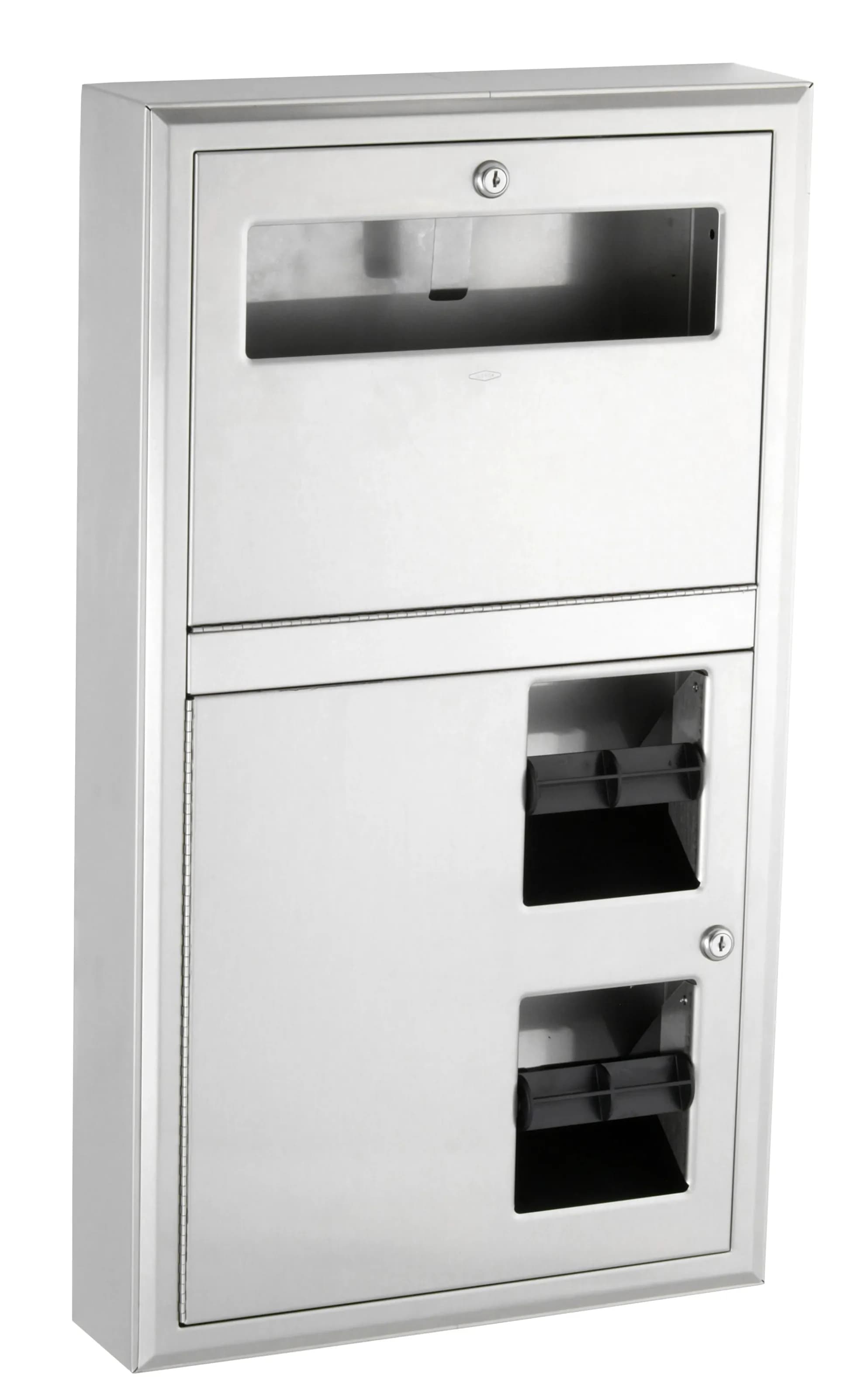 Surface-Mounted Toilet Tissue Dispenser and Seat-Cover Dispenser — B-3479