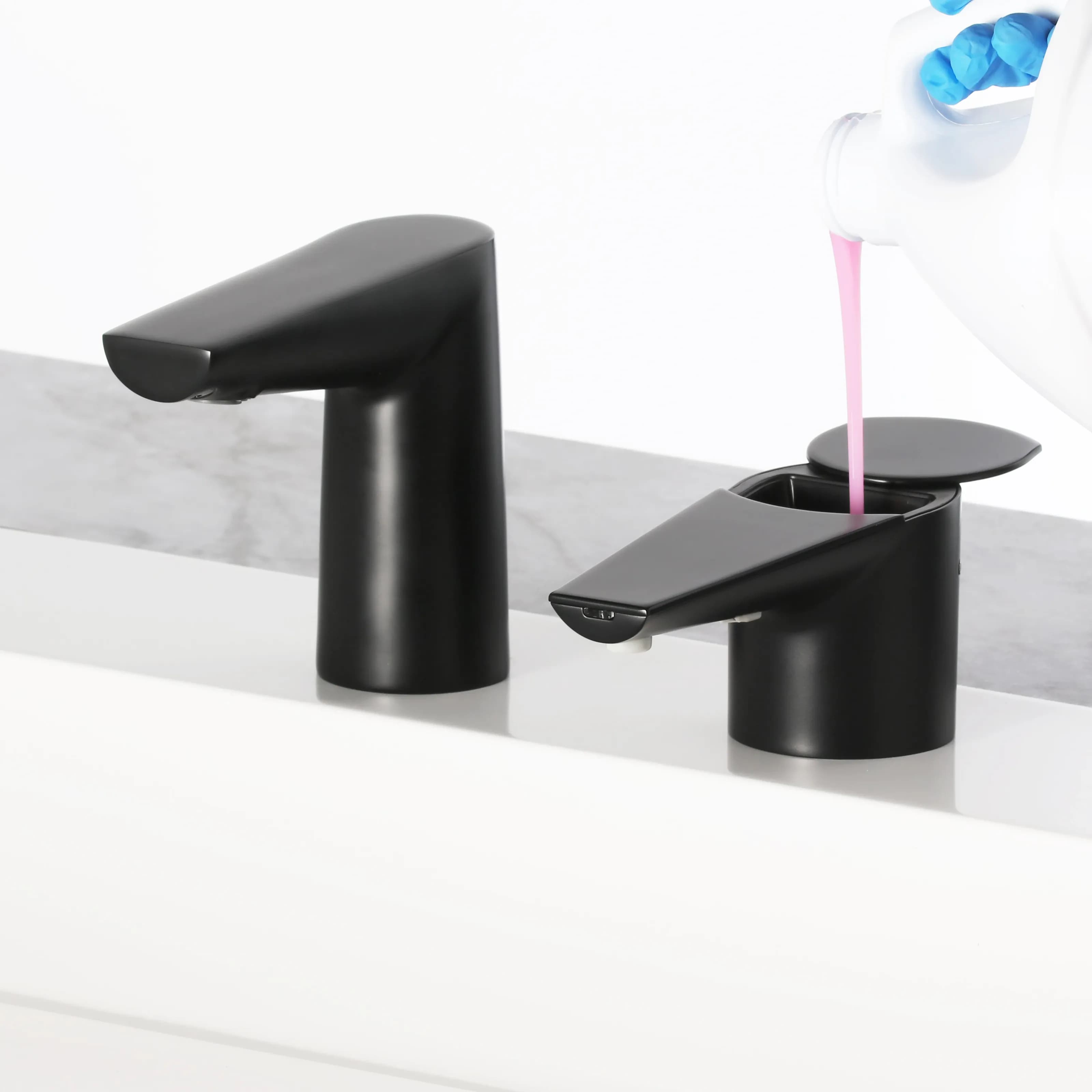 Counter-Mounted Automatic Designer Series Top-Fill Liquid Soap Dispenser — B-872