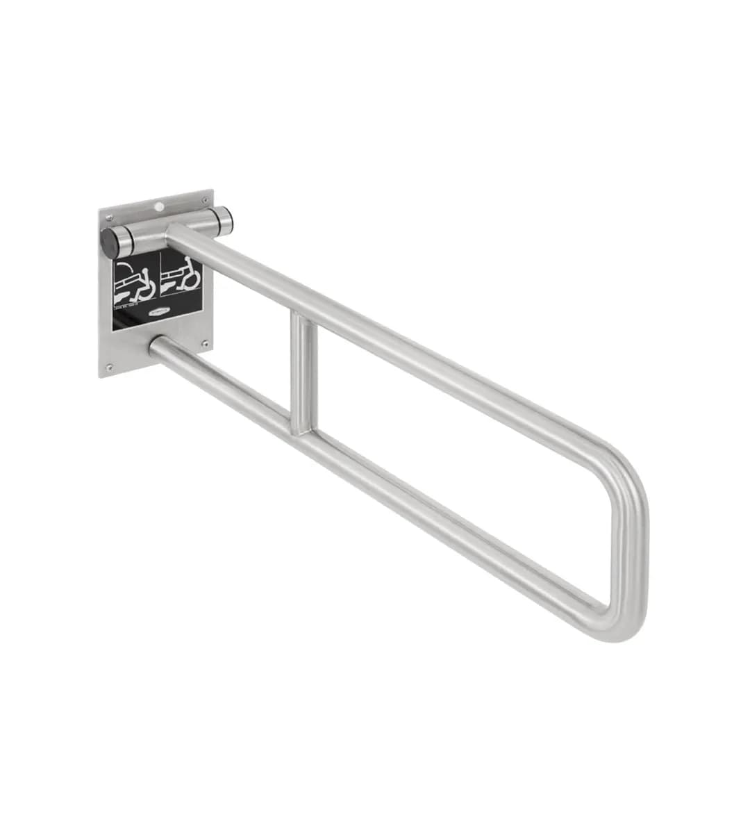 Swing-Up Grab Bar, Satin Finish