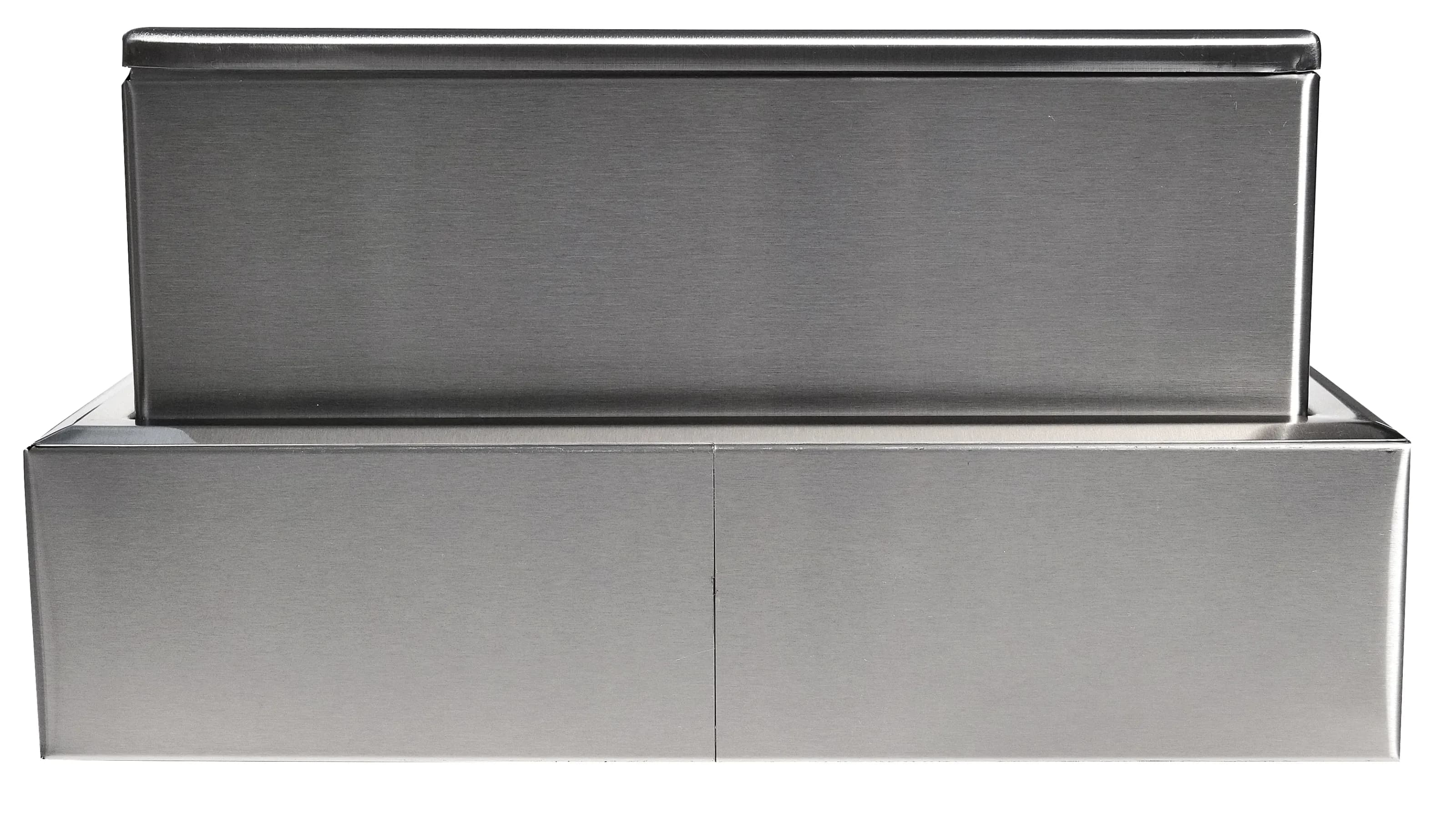 Surface-Mounted Auto Roll Towel Dispenser/ Waste Receptacle, Satin Finish, 12-Gallon — B-3979