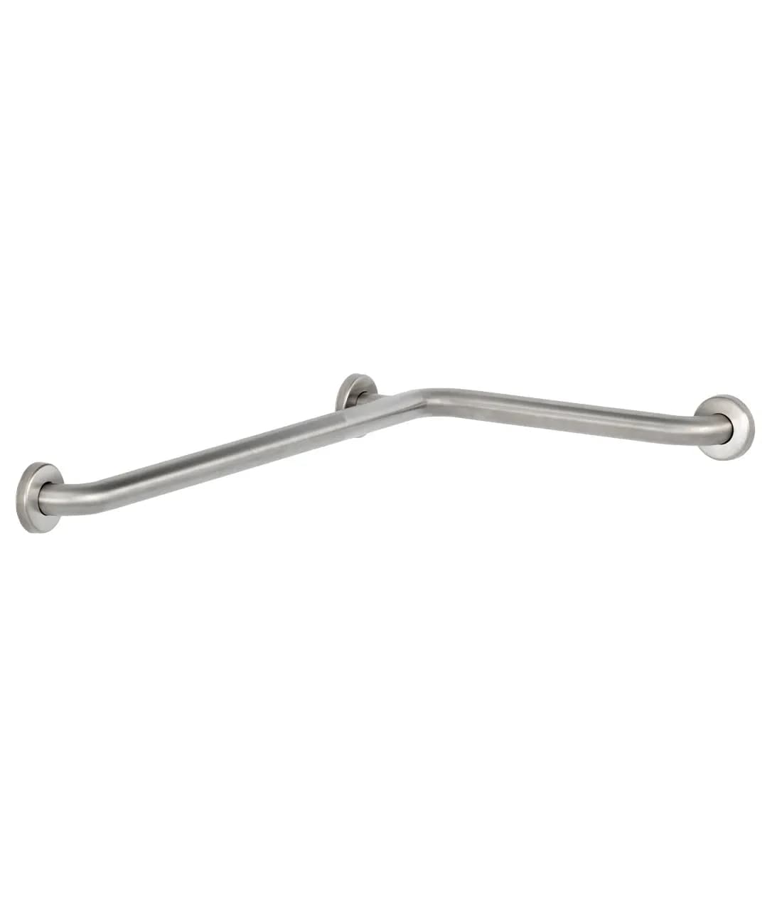 Two-Wall Grab Bar, 1-1/2" Diameter, Satin Finish, 16" x 31"