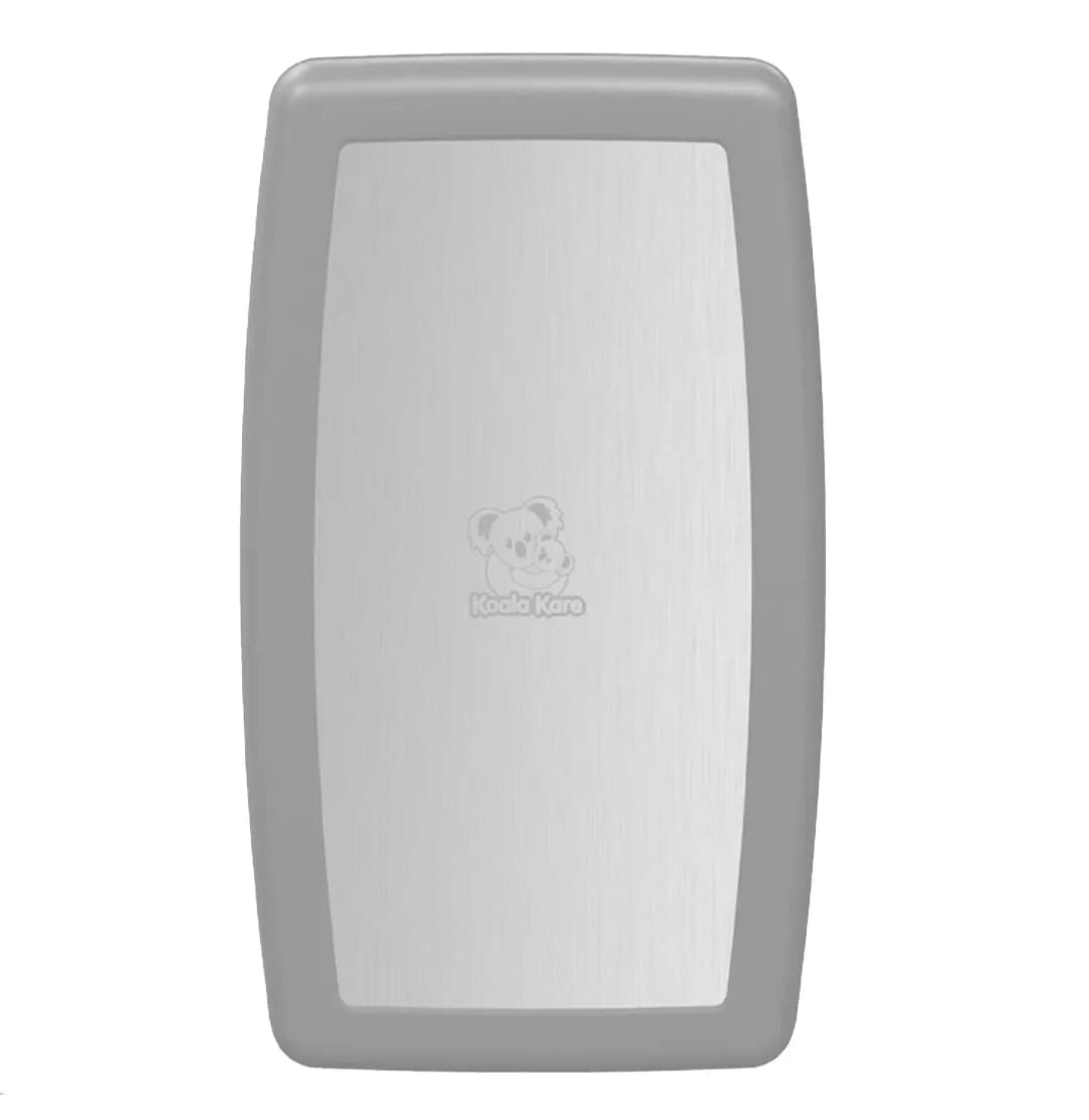 Vertical Surface-Mounted With Stainless Steel Veneer, Grey